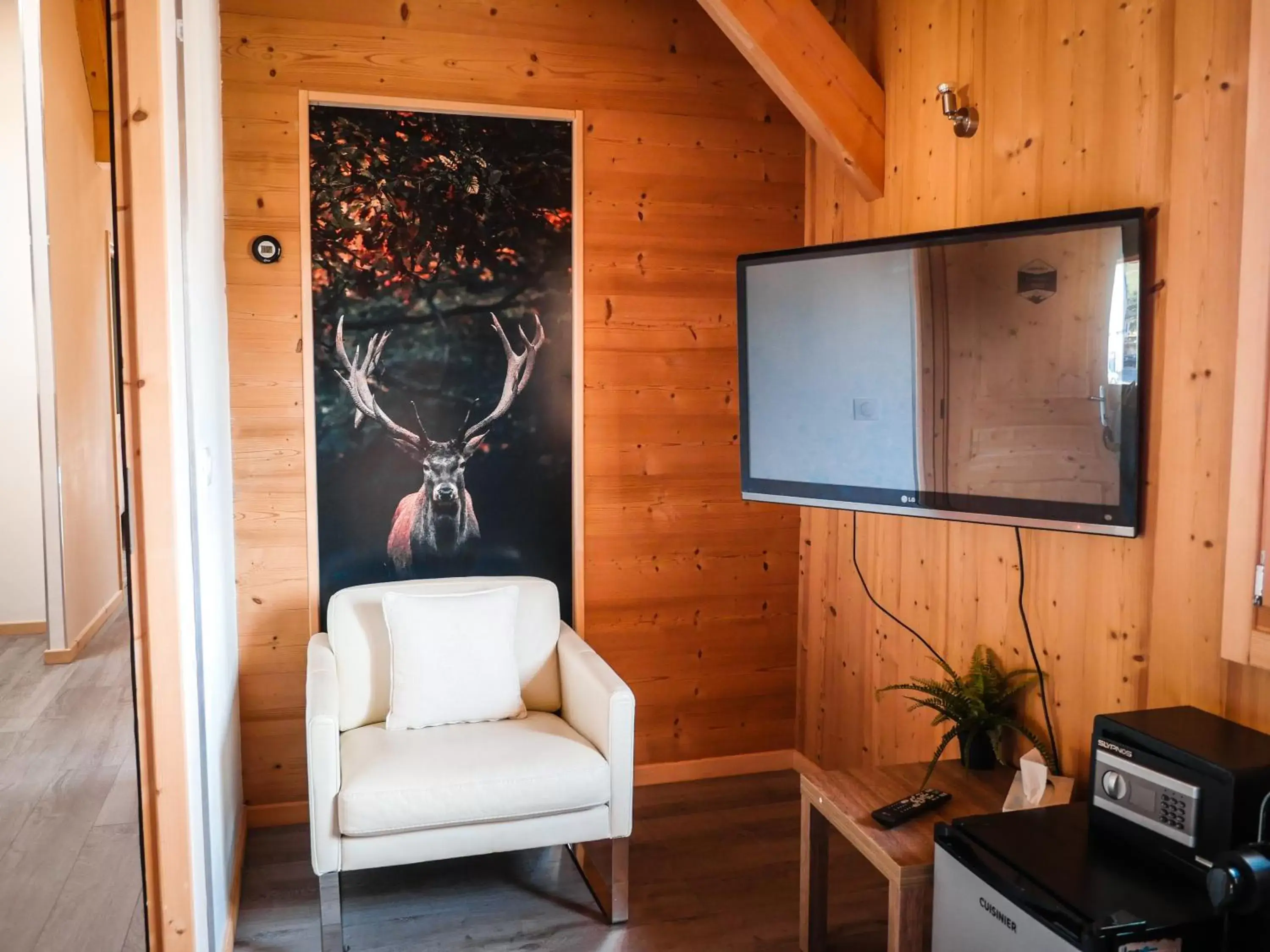 TV and multimedia, Seating Area in La Villa d'Hélène 2 - Chambres d'hôtes BnB et Appartements - Cluses