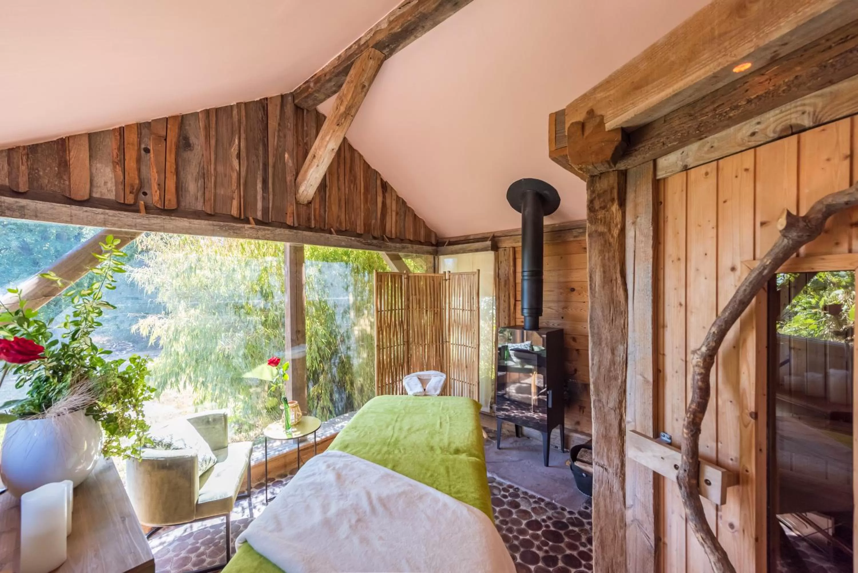 Sauna in Hôtel La Garenne