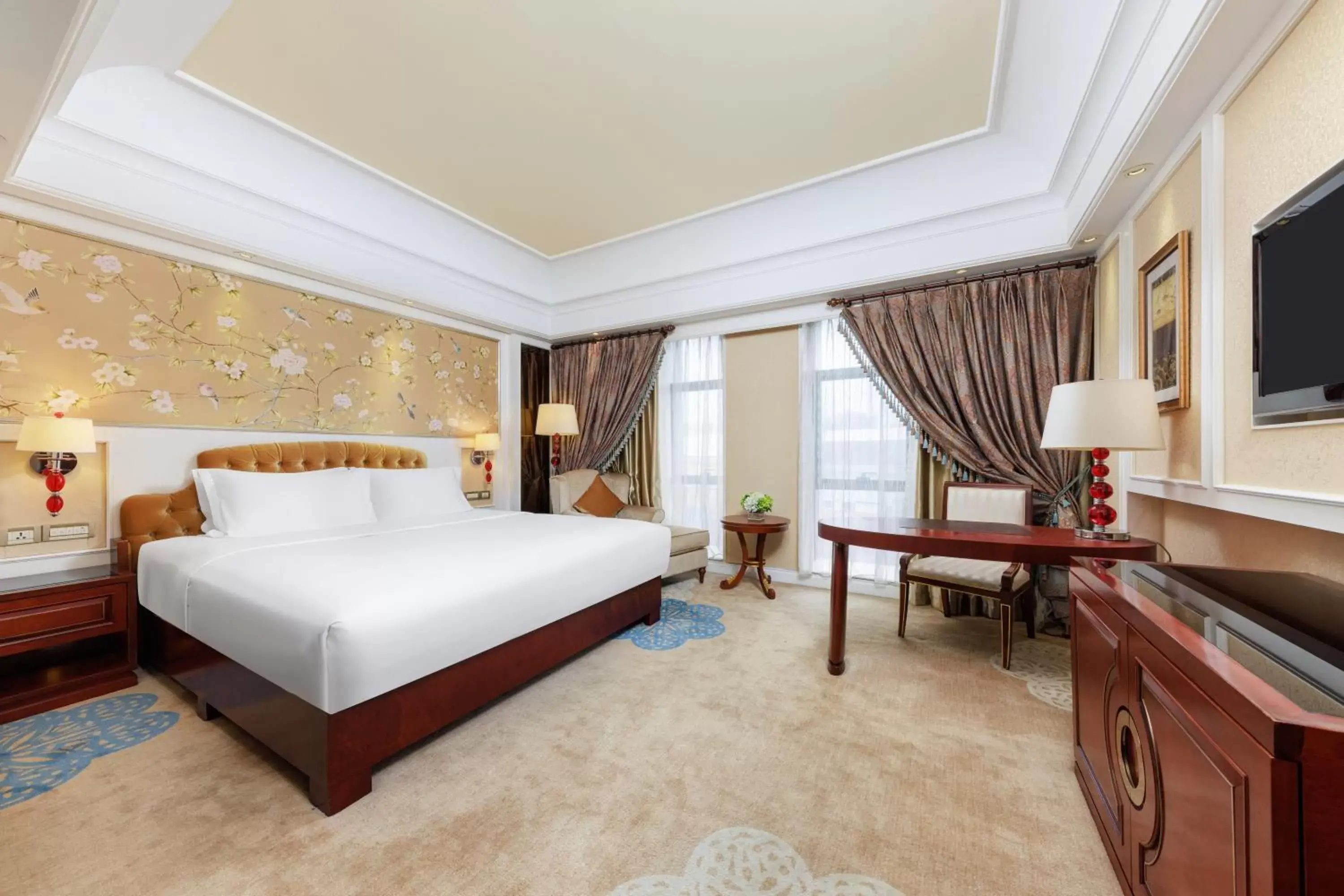 Bed in Wyndham Foshan Shunde