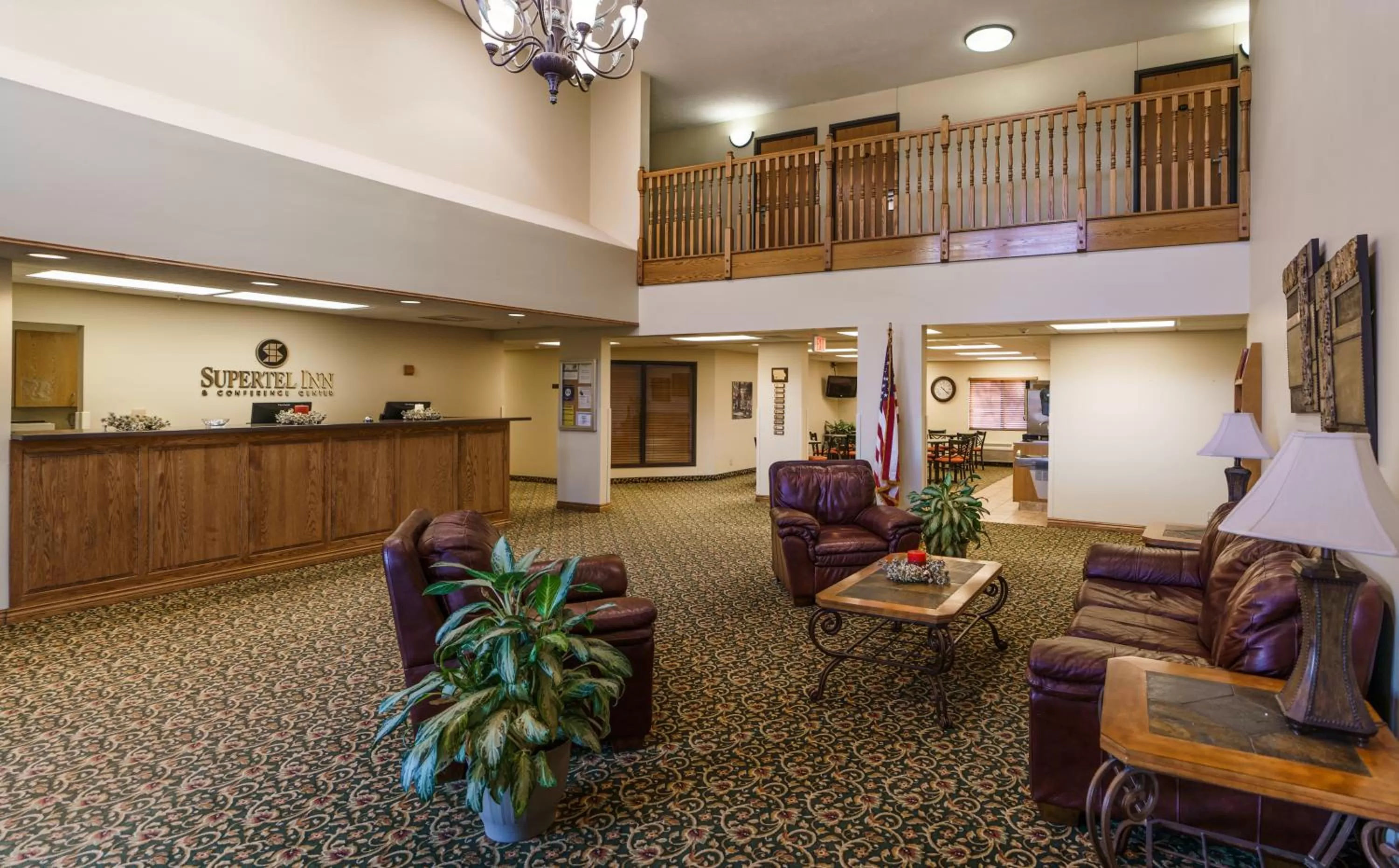 Lobby or reception in Supertel Inn & Conference Center