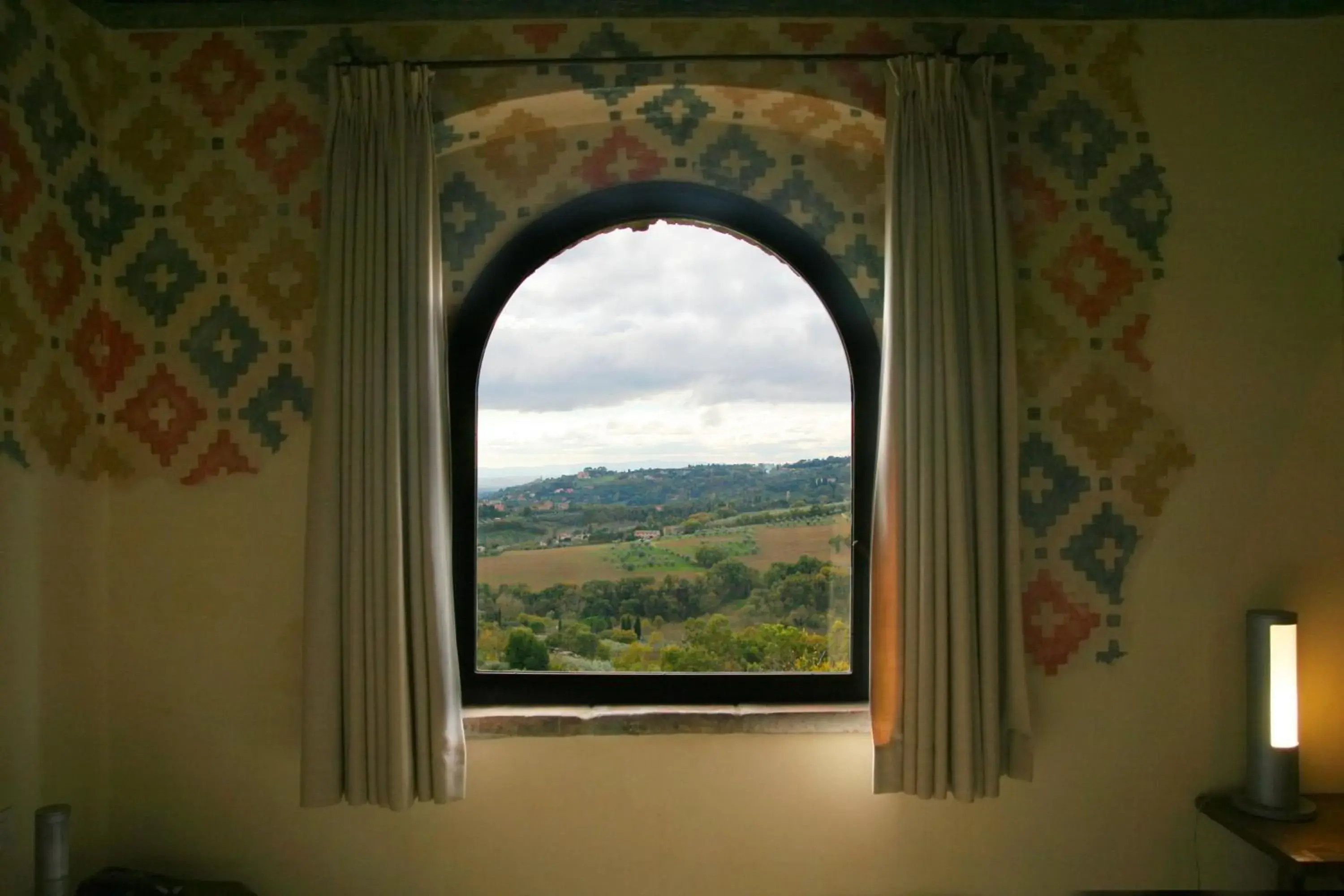 Decorative detail, Garden View in Castello Di Monterone