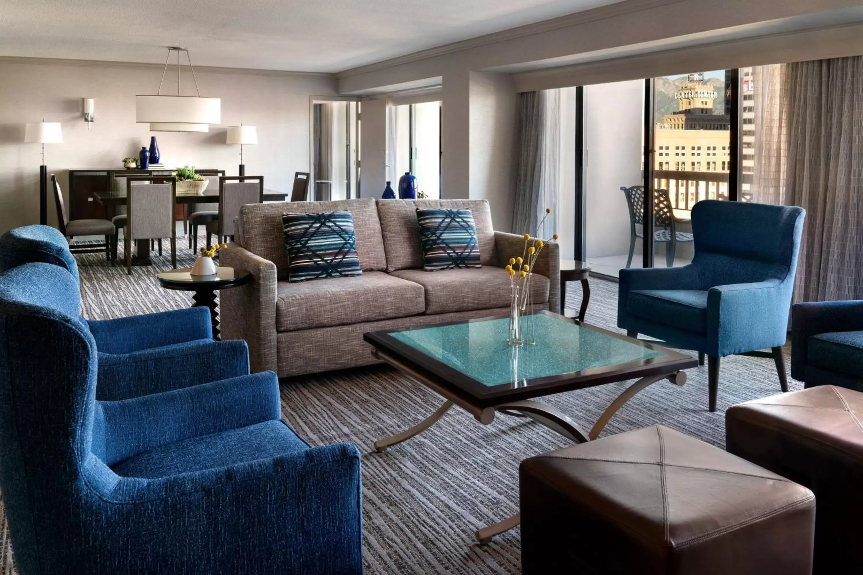 Photo of the whole room, Seating Area in Salt Lake Marriott Downtown at City Creek