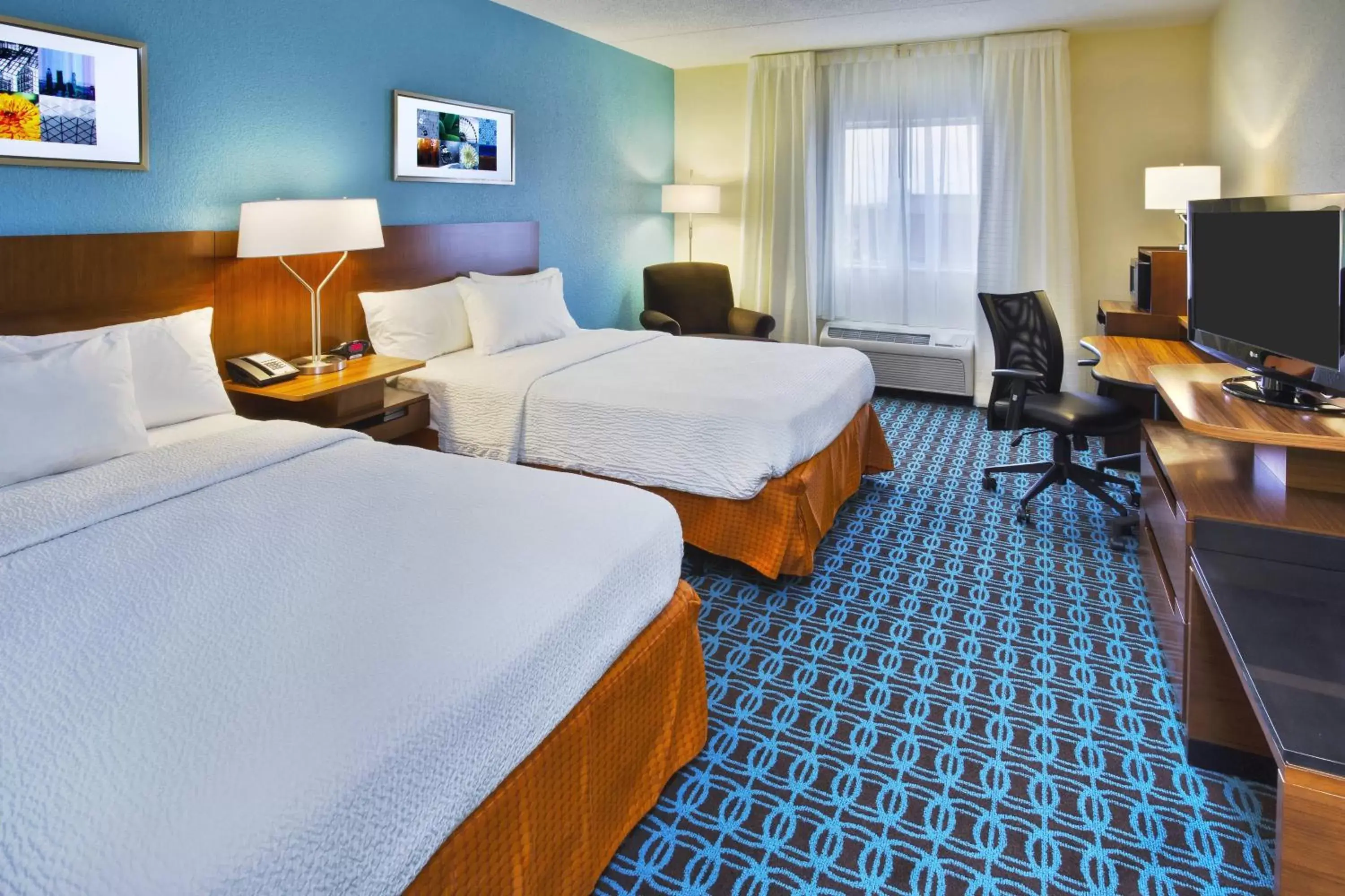 Double Room with Two Double Beds and Adapted Tub - Mobility and Hearing Accessible in Fairfield Inn Owensboro Double Room with Two Double Beds and Adapted Tub - Mobility and Hearing Accessible in Fairfield Inn Owensboro