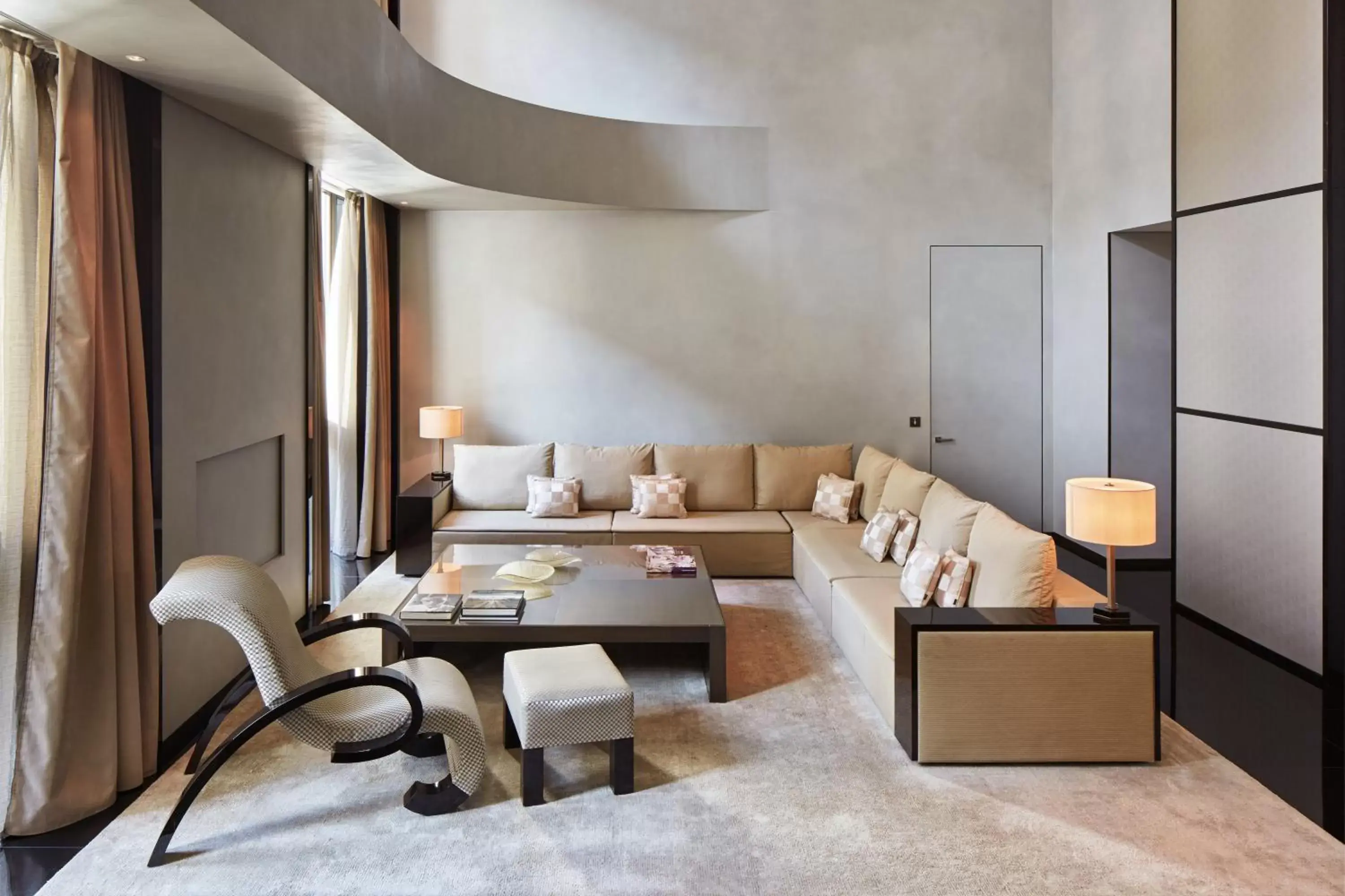 Living room, Seating Area in Armani Hotel Milano