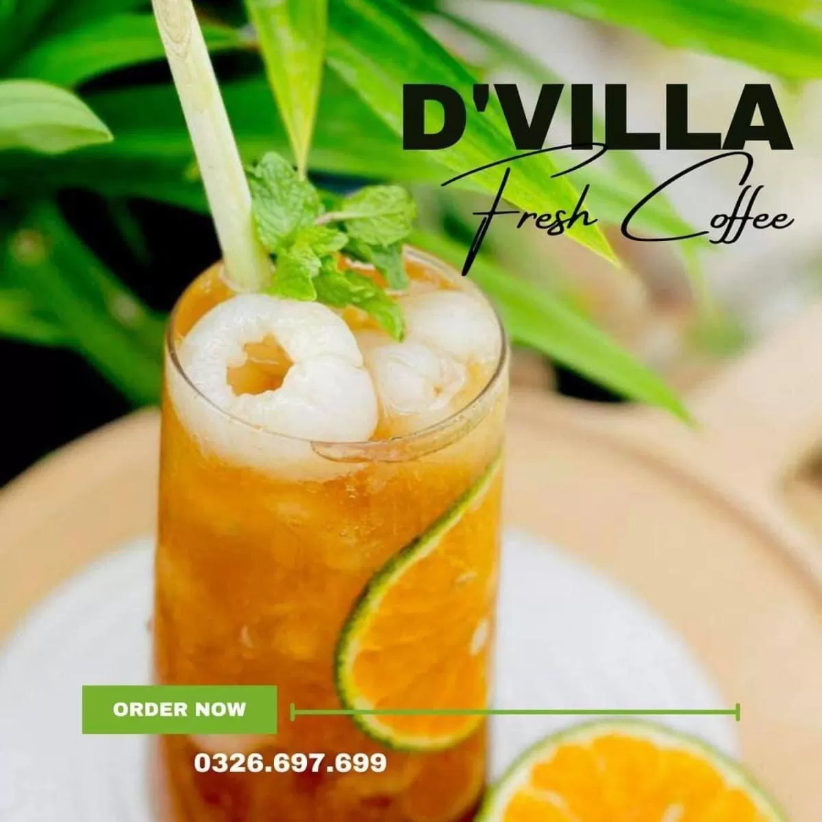 Drinks in D'Villa Hotel - Homestay