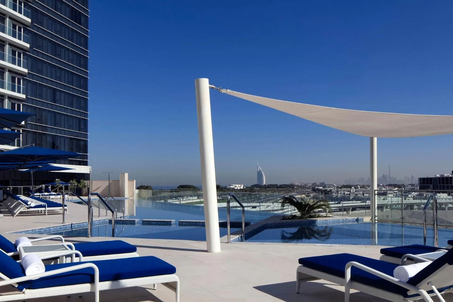 Swimming pool in Avani Plus Palm View Dubai Hotel & Suites