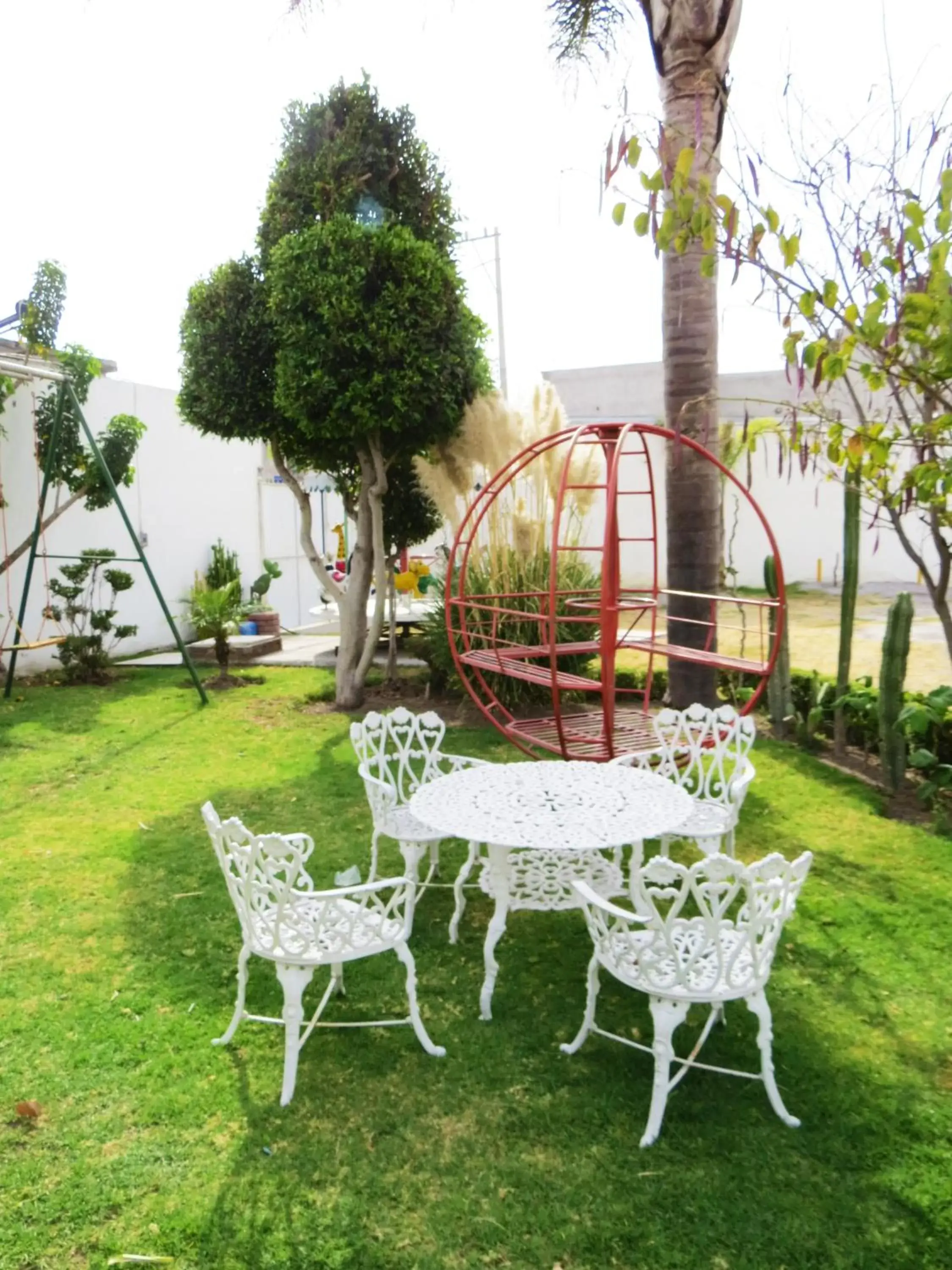 Children play ground, Garden in Hotel Royal Puebla