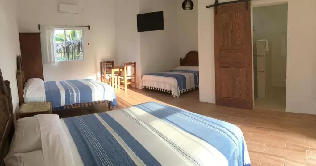 Bed in Hotel Bahía Paraíso