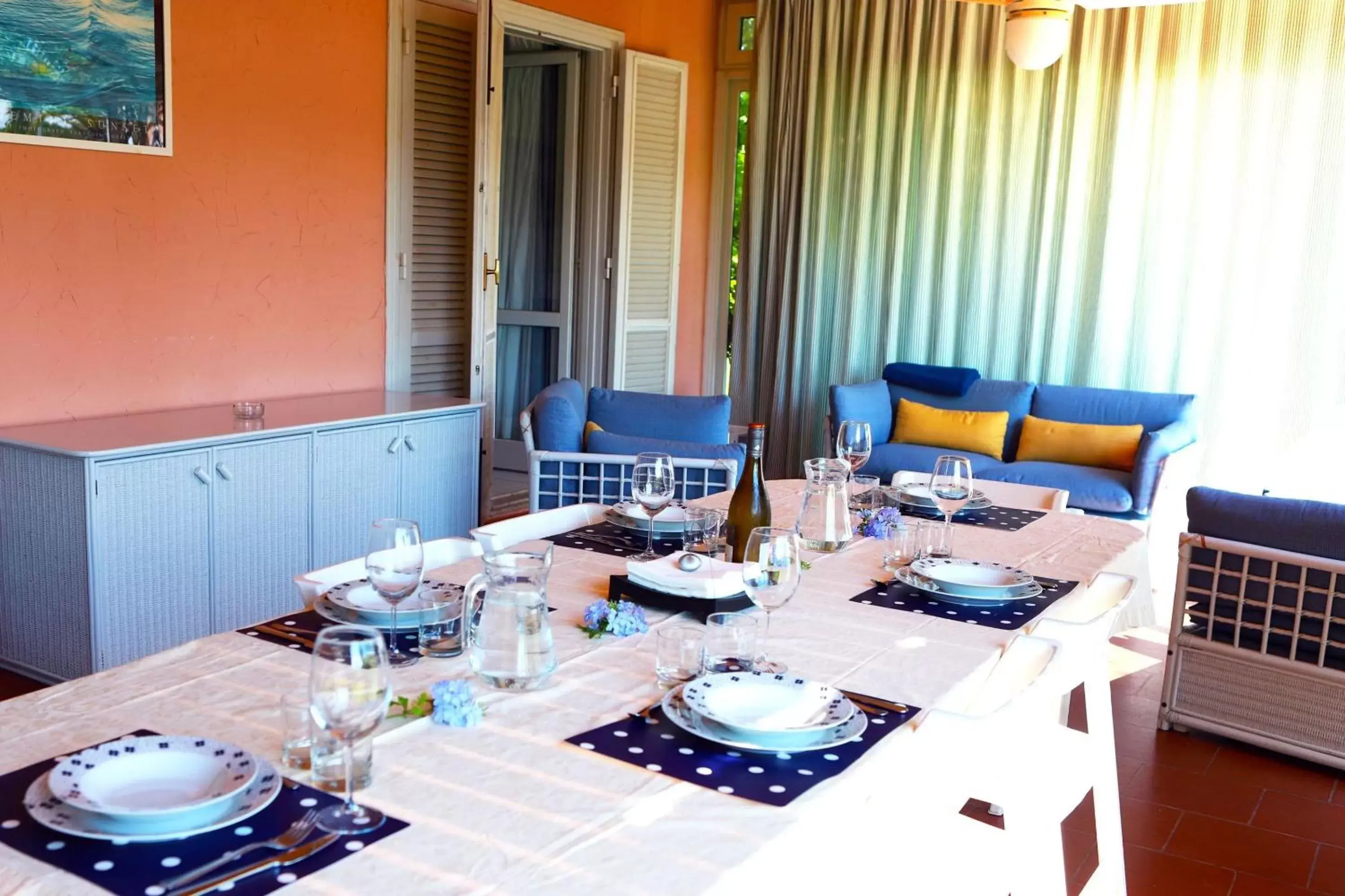 Patio, Restaurant/Places to Eat in Portorosa Residence