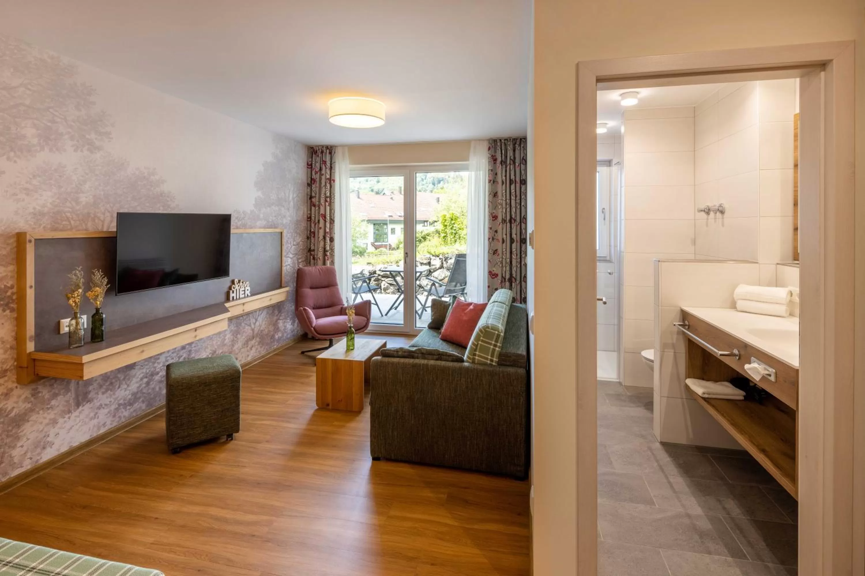 Seating area in Hotel Sonnenhang