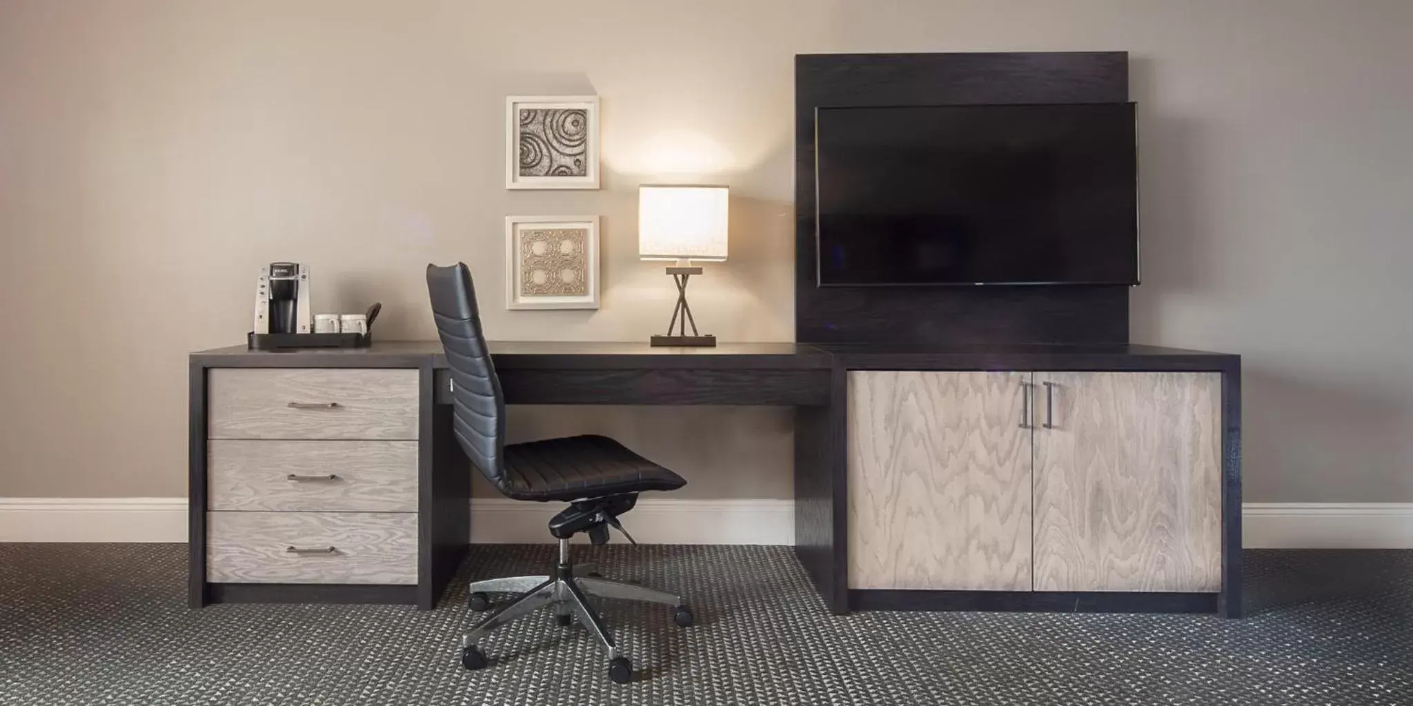 Photo of the whole room, TV/Entertainment Center in Crowne Plaza Hotel Moncton Downtown, an IHG Hotel