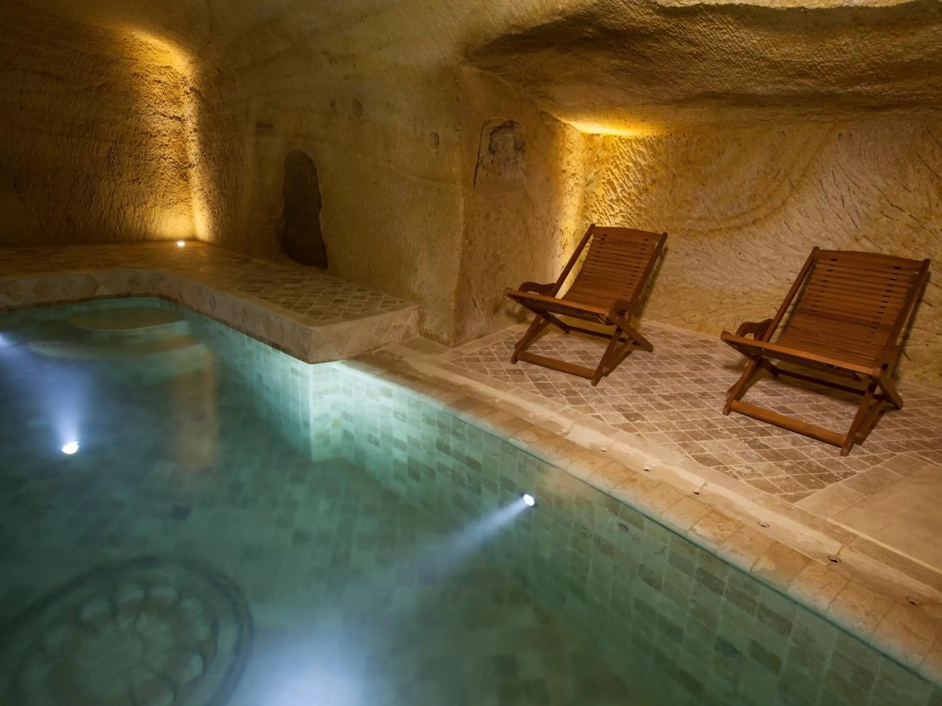 Swimming Pool in Kayakapi Premium Caves Cappadocia