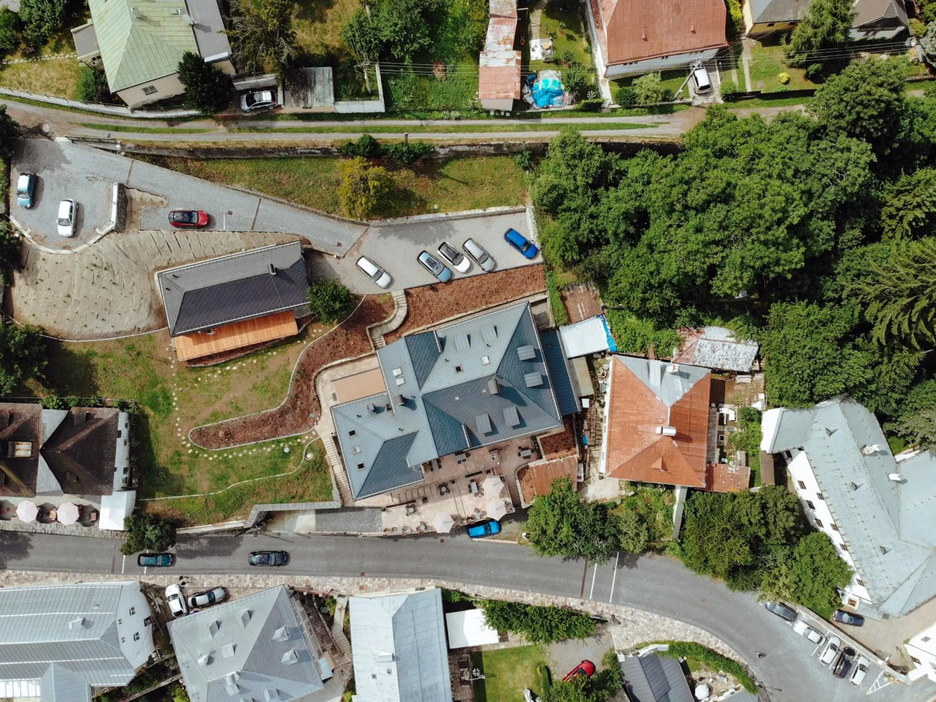 Bird's eye view in Hotel Glaus