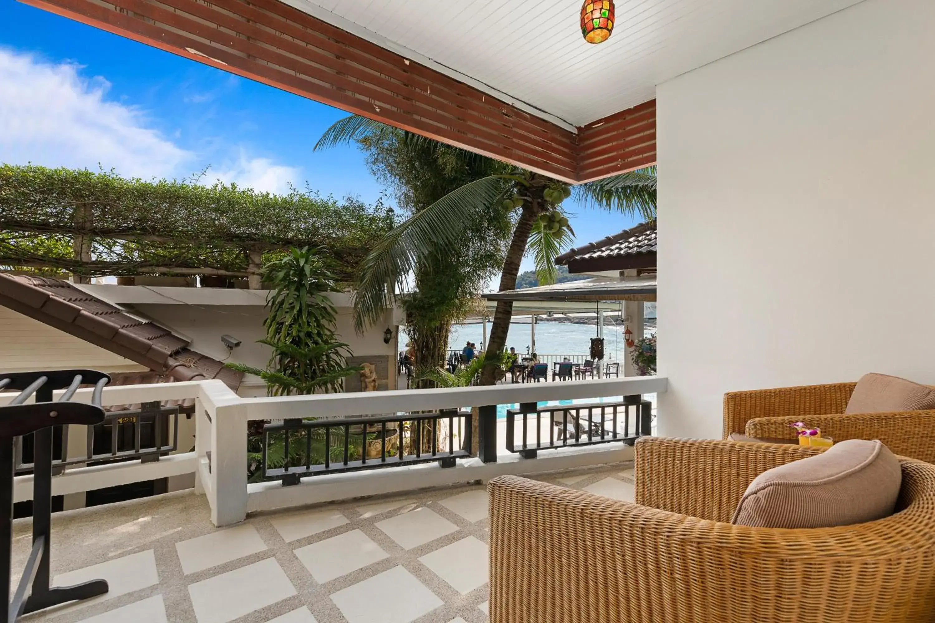 Balcony/Terrace in Crystal Bay Beach Resort