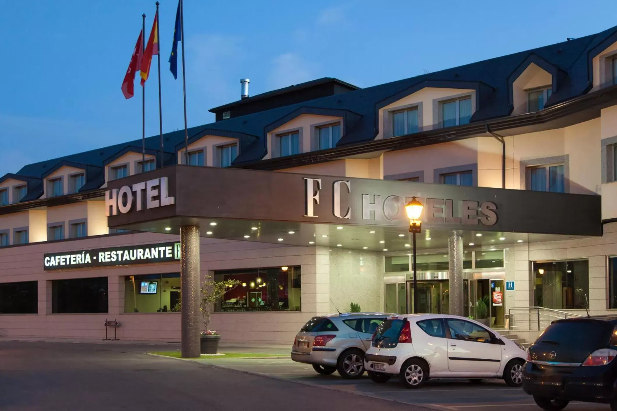 Facade/entrance, Property Building in Hotel FC Villalba