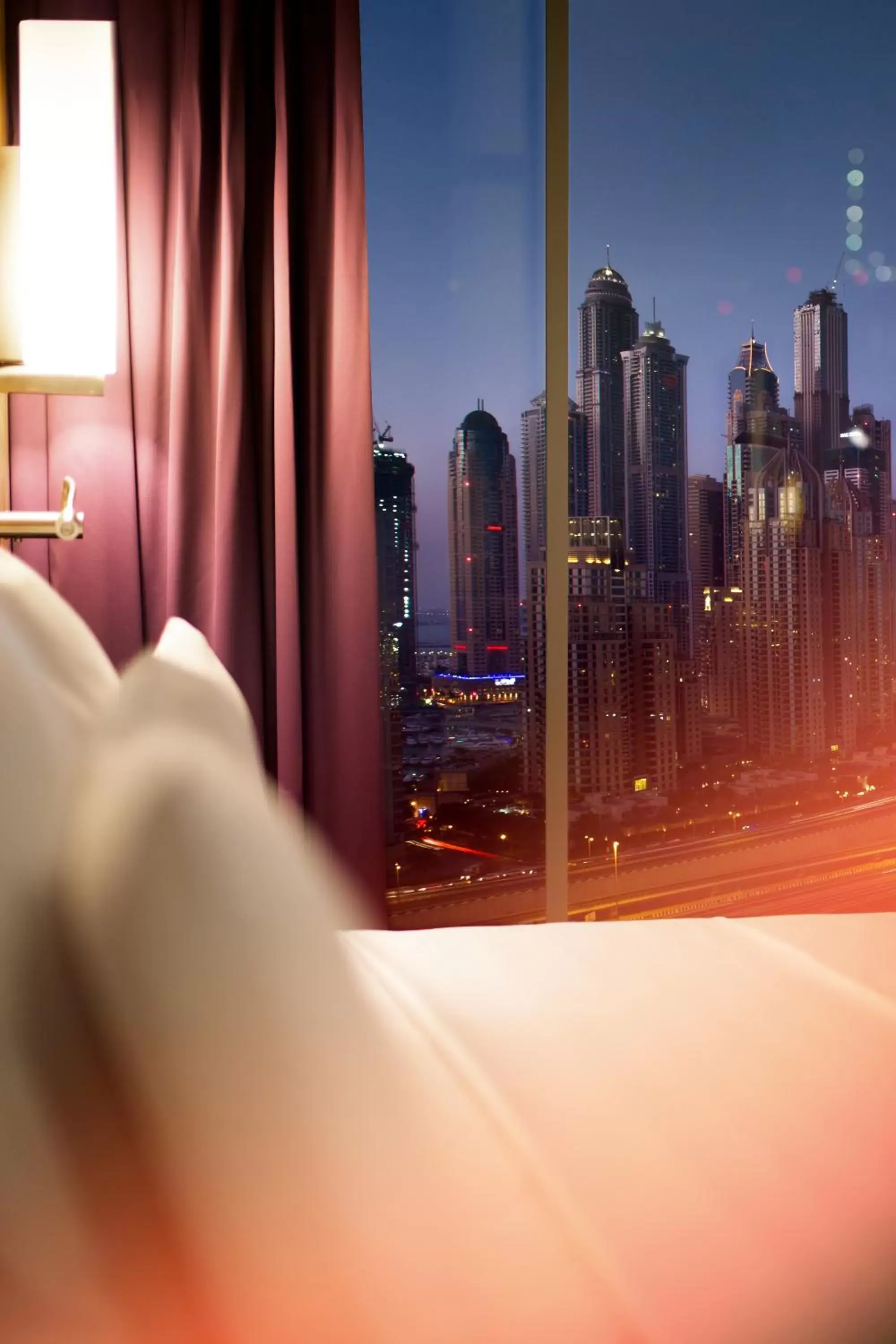 City view in Pullman Dubai Jumeirah Lakes Towers