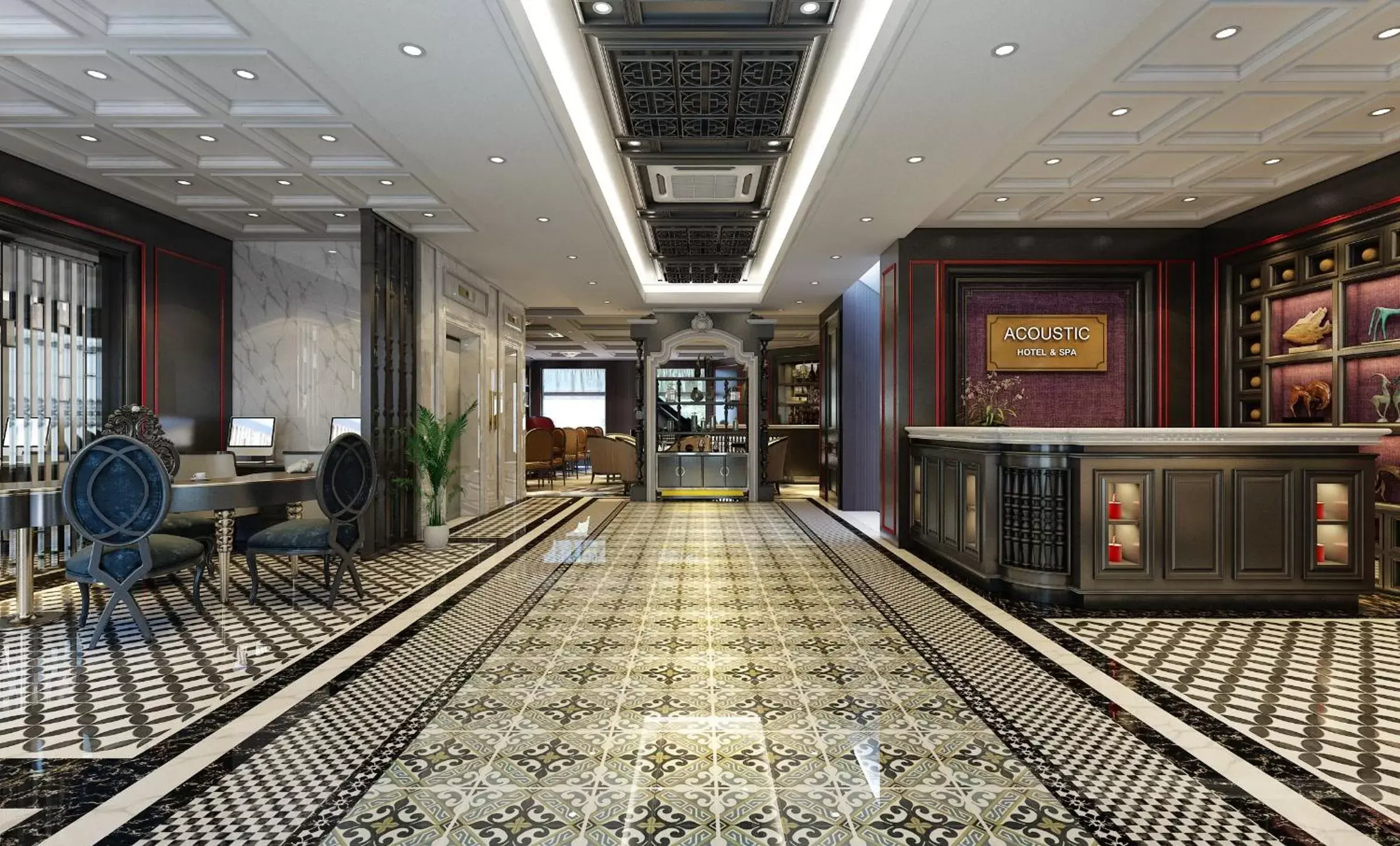 Lobby or reception, Lobby/Reception in Acoustic Hotel & Spa