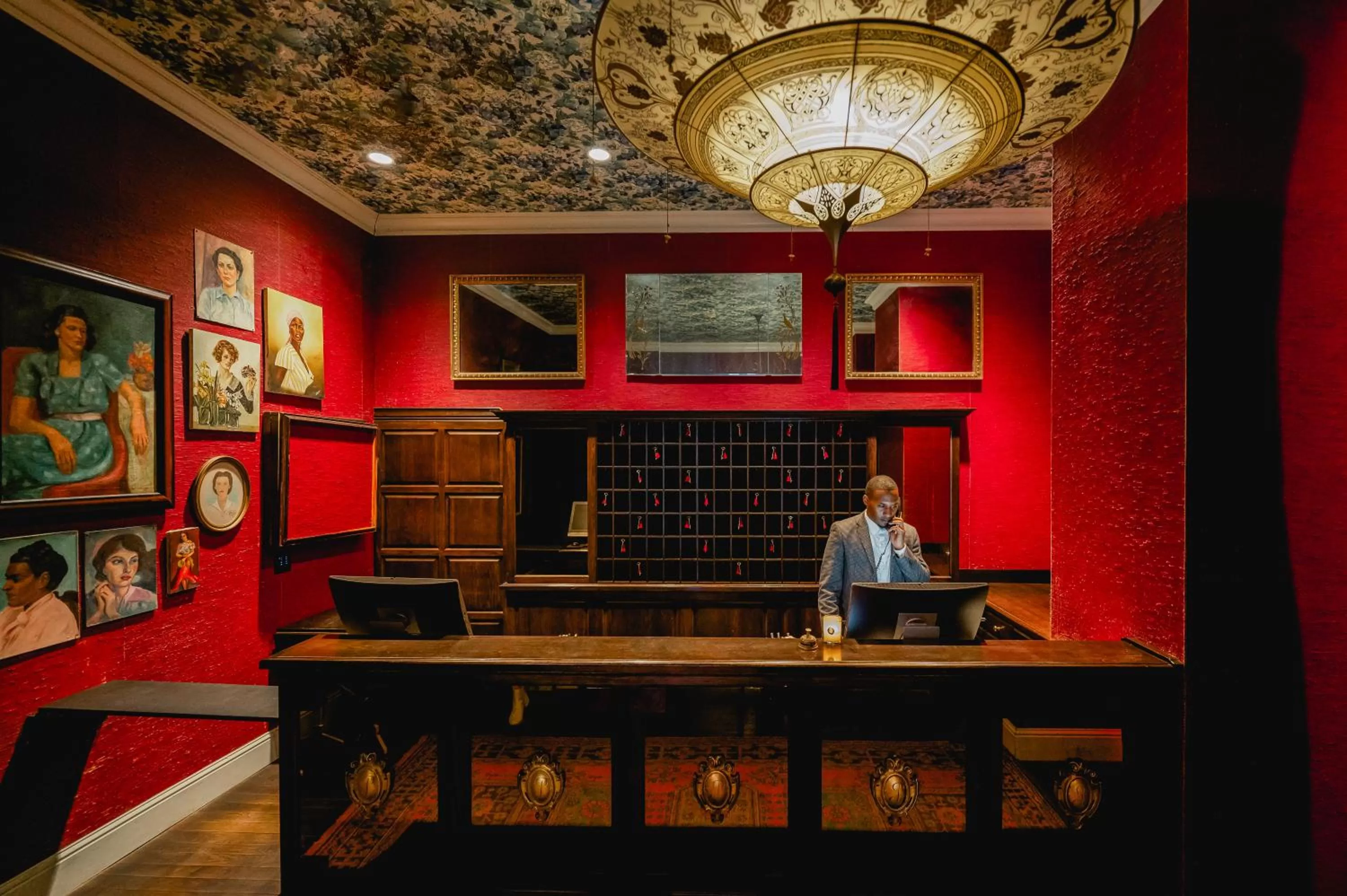 Lobby or reception in The Pontchartrain Hotel