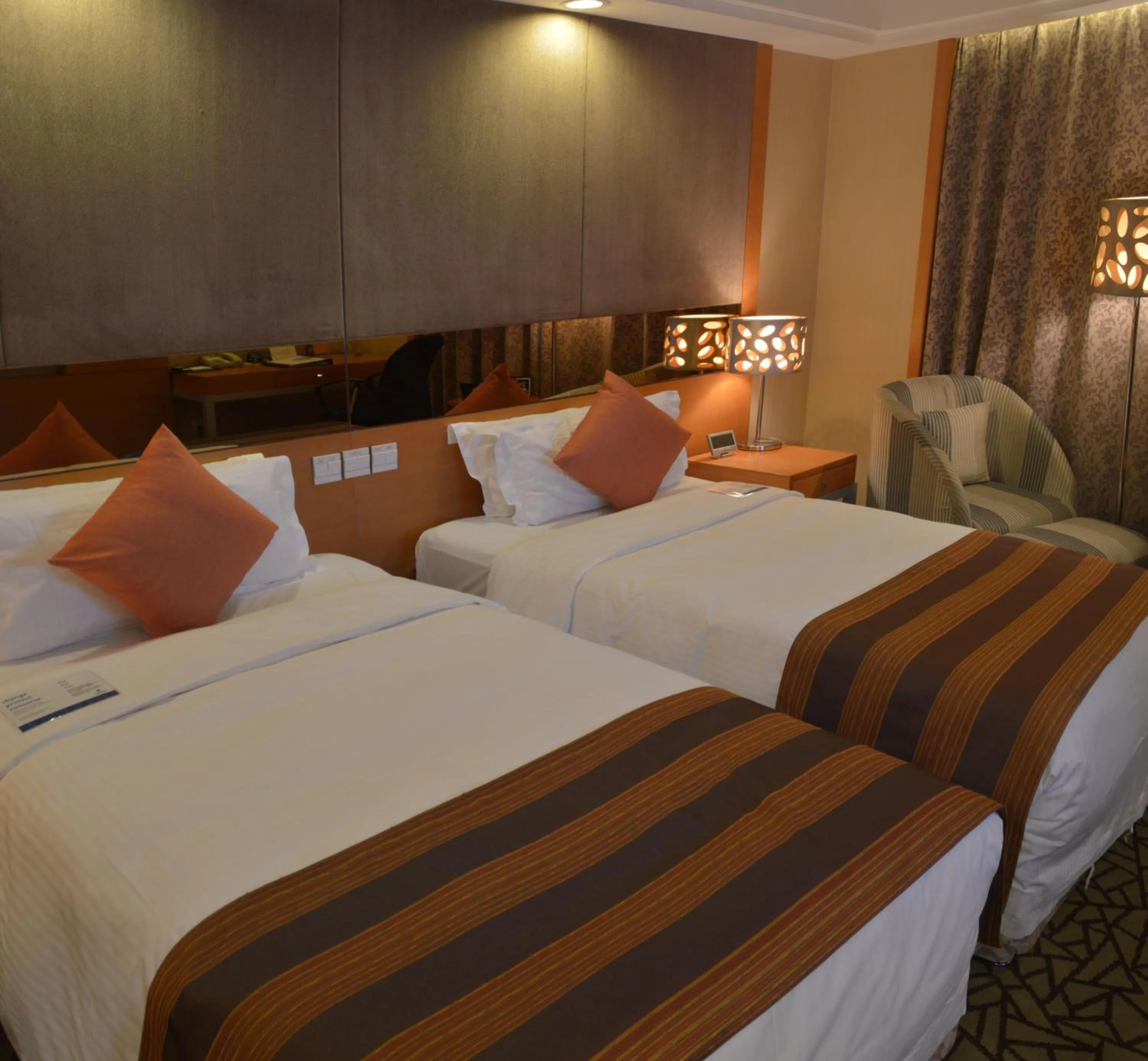 Bed in Park Plaza Beijing Science Park