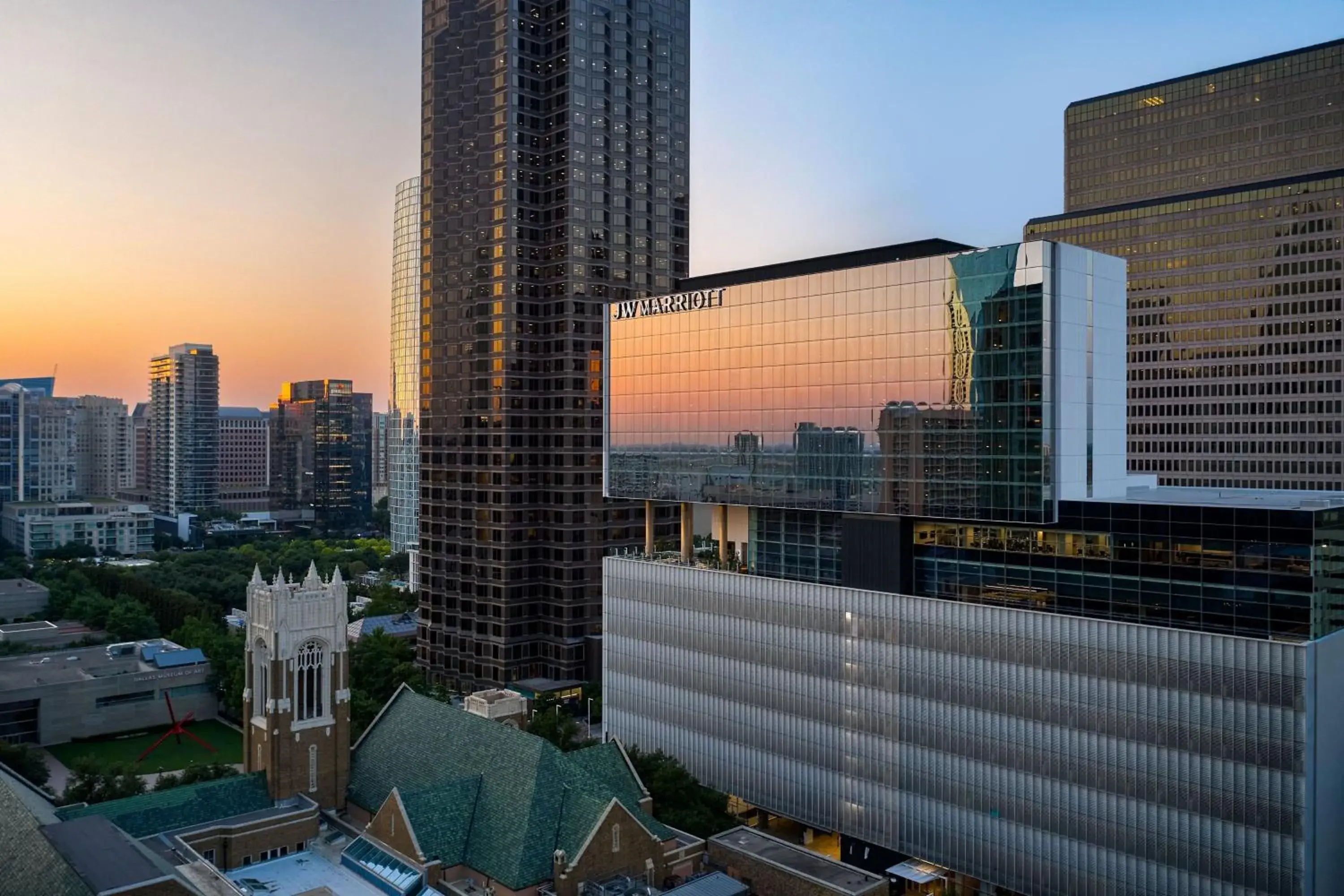 Property building in JW Marriott Dallas Arts District