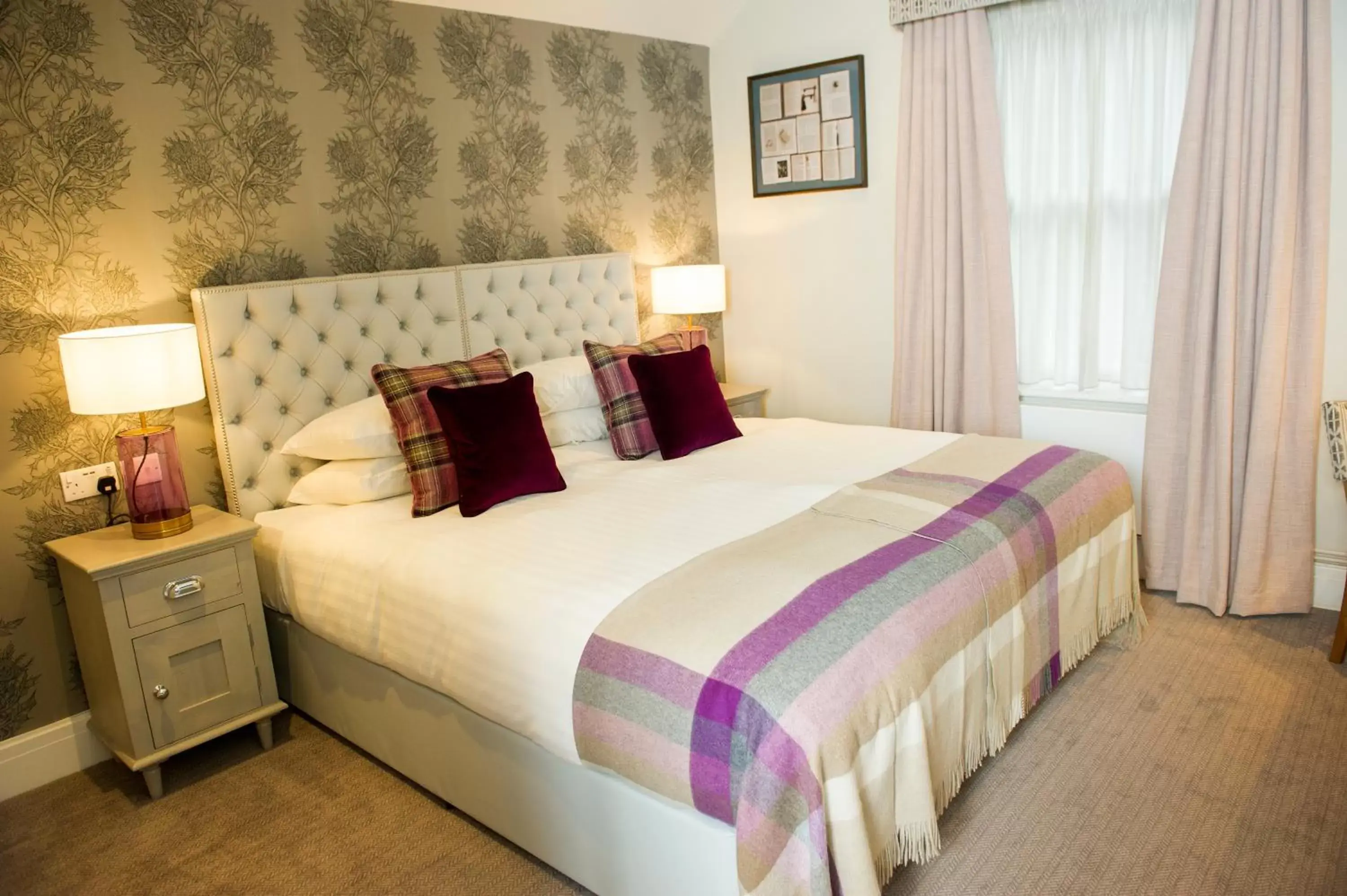 Bedroom, Bed in Crown Hotel Wetheral