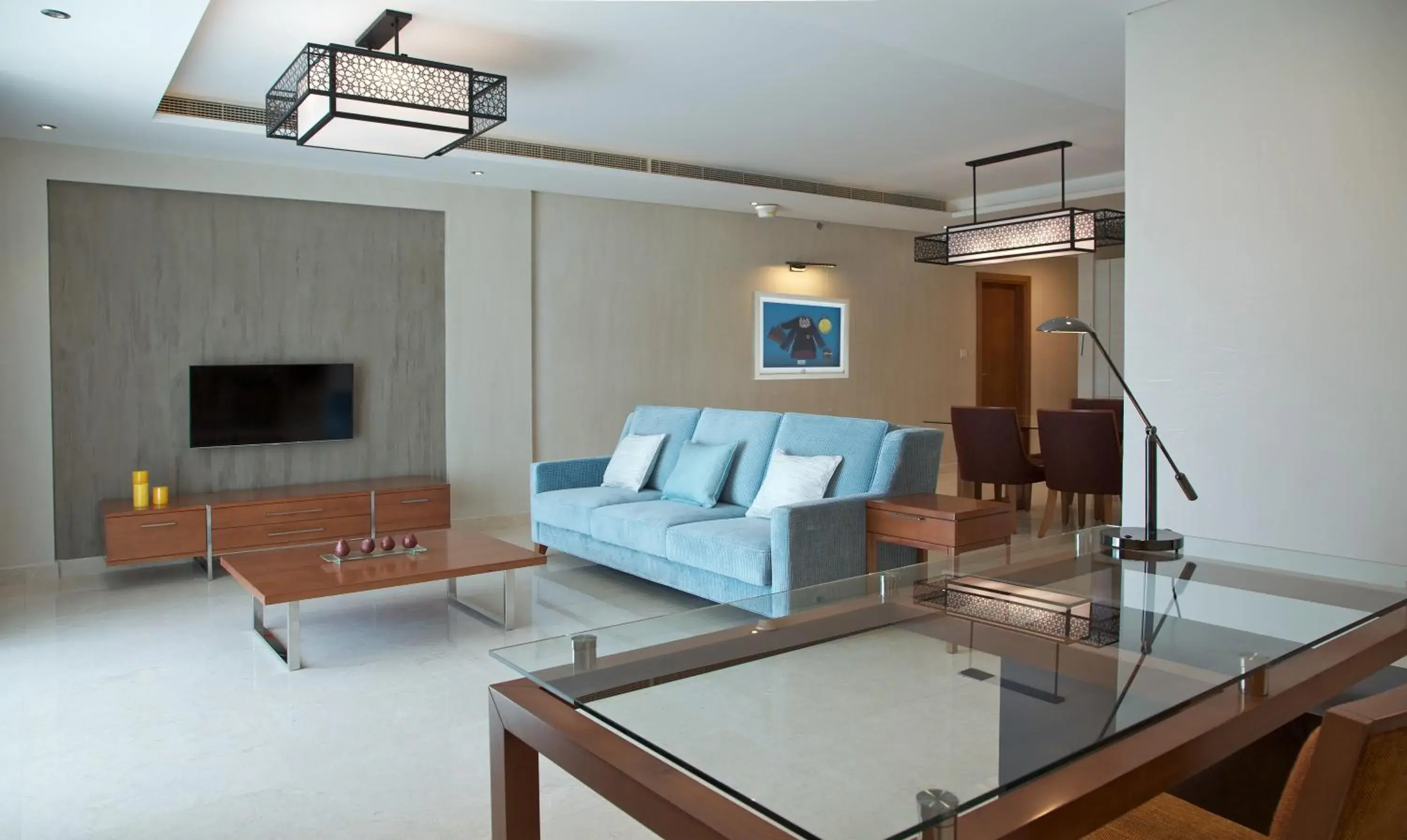 Living room, Seating Area in Millennium Executive Apartments Muscat