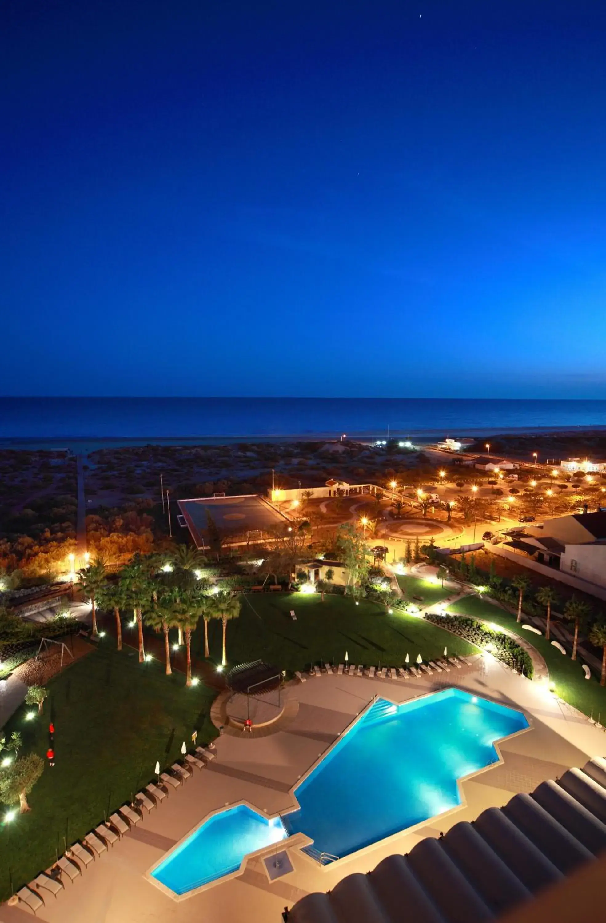 Night, Pool View in Eurotel Altura