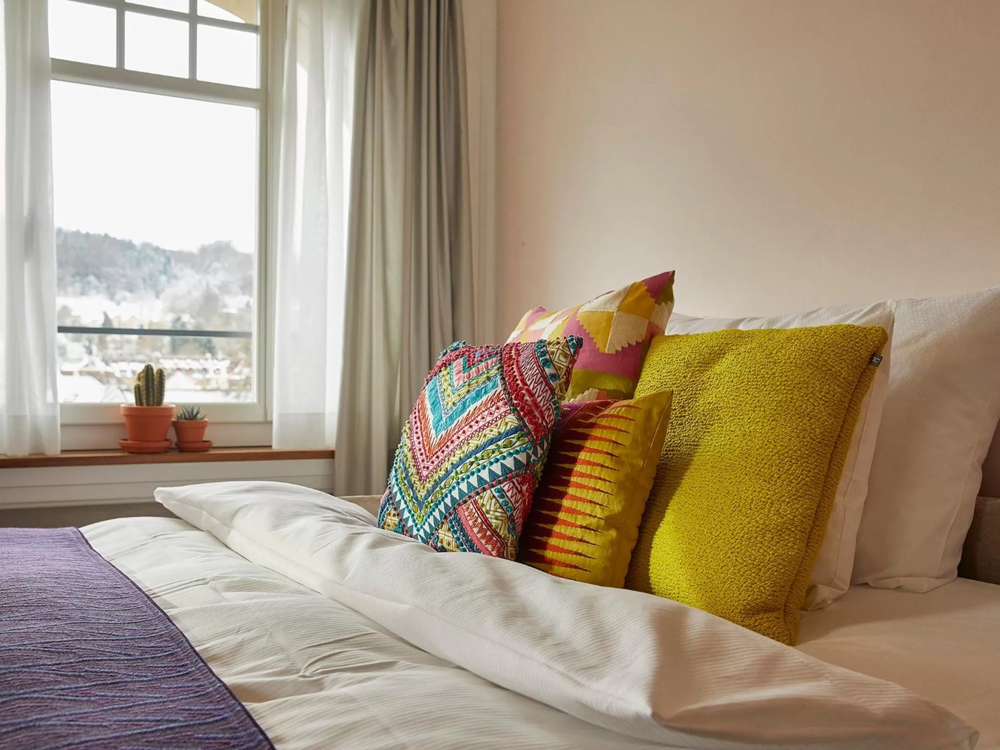 Decorative detail, Bed in Boutique Hotel Anker