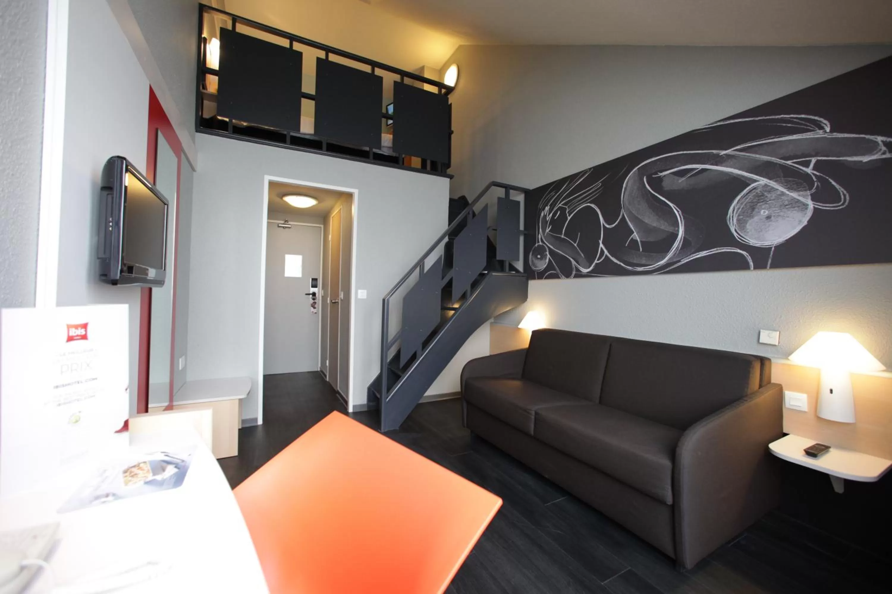 Superior Room with 1 Double bed and Sofa in ibis Granville Port De Plaisance