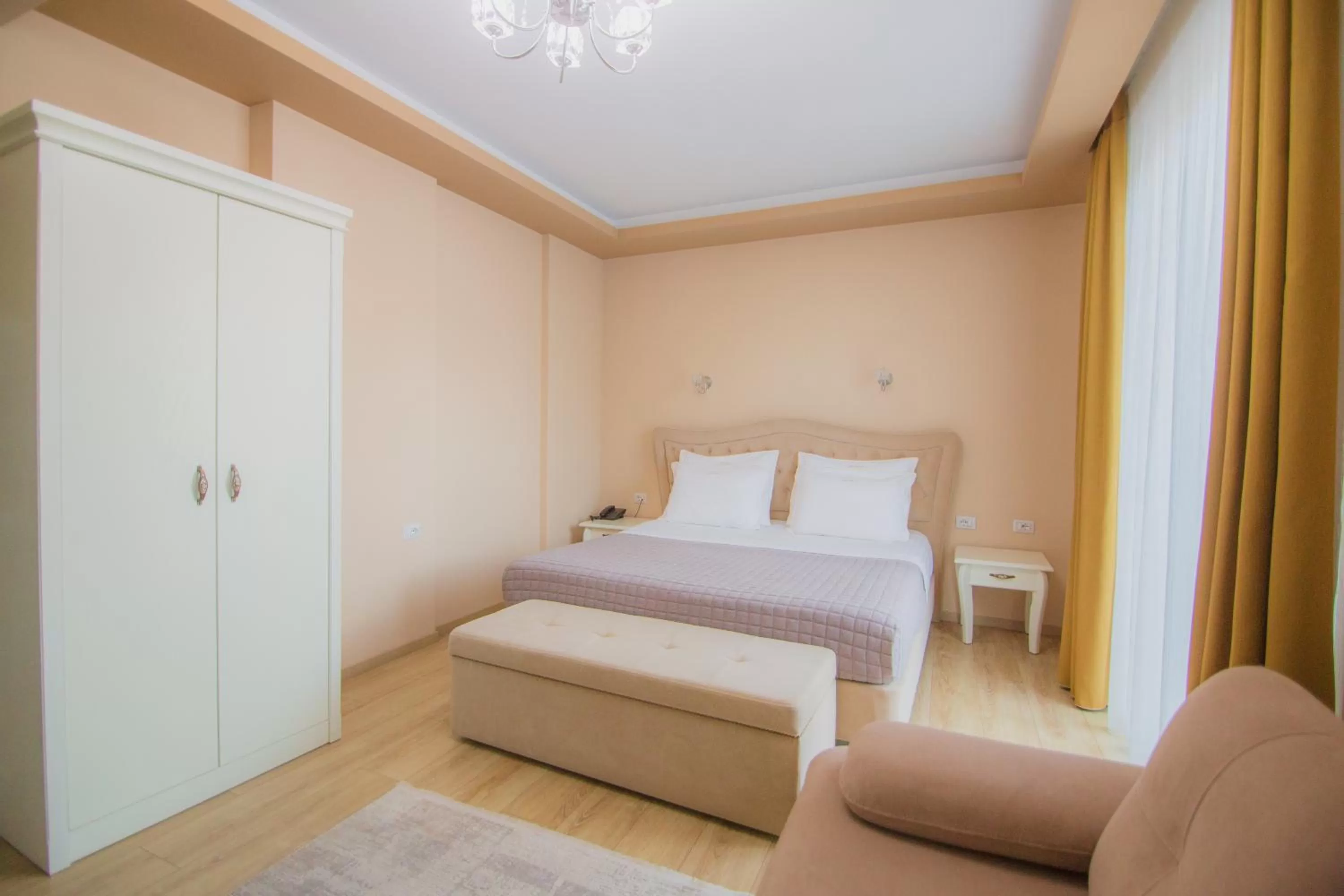 Bed in Christi's Hotel Borova