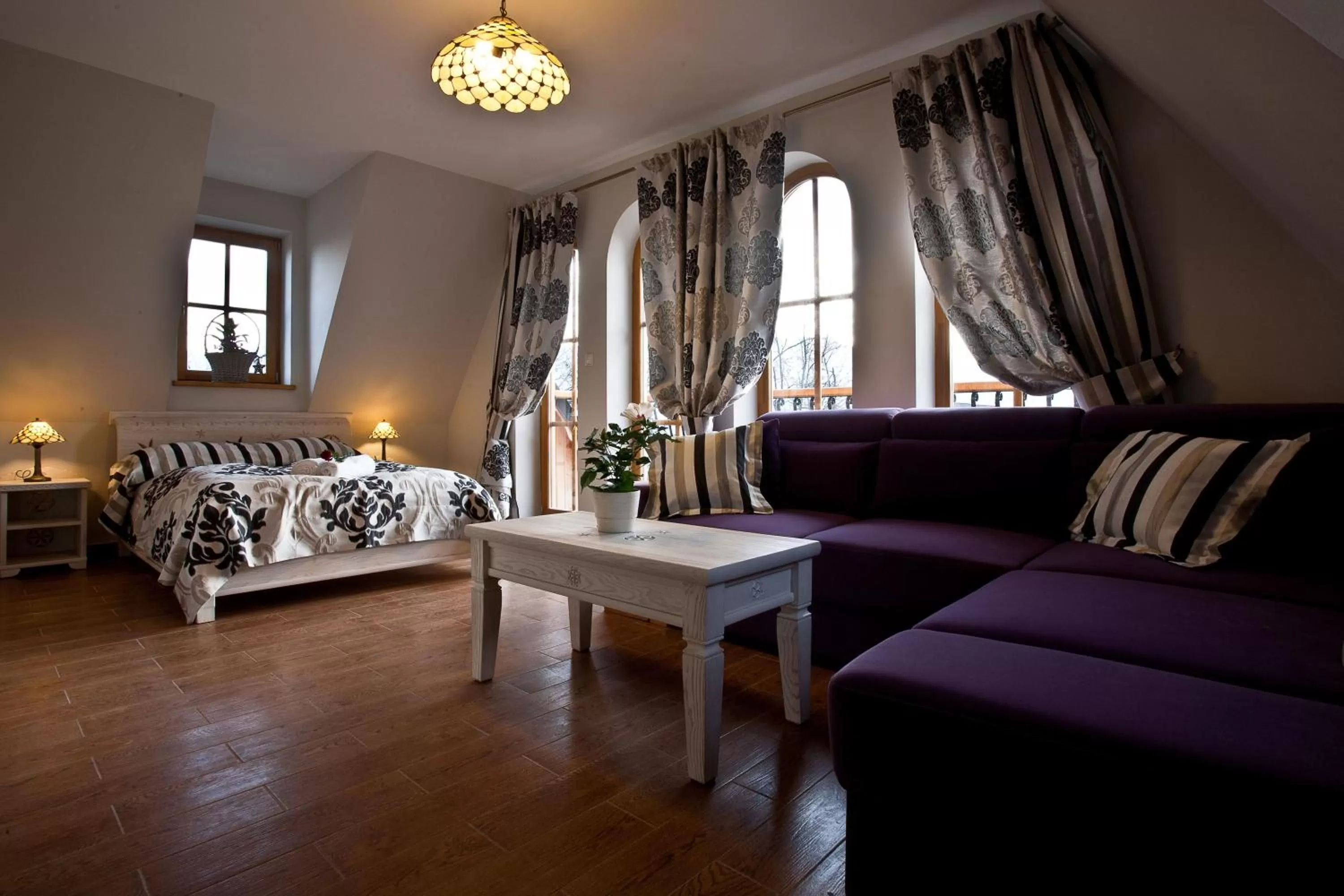 Photo of the whole room, Bed in Butorowy Dwór