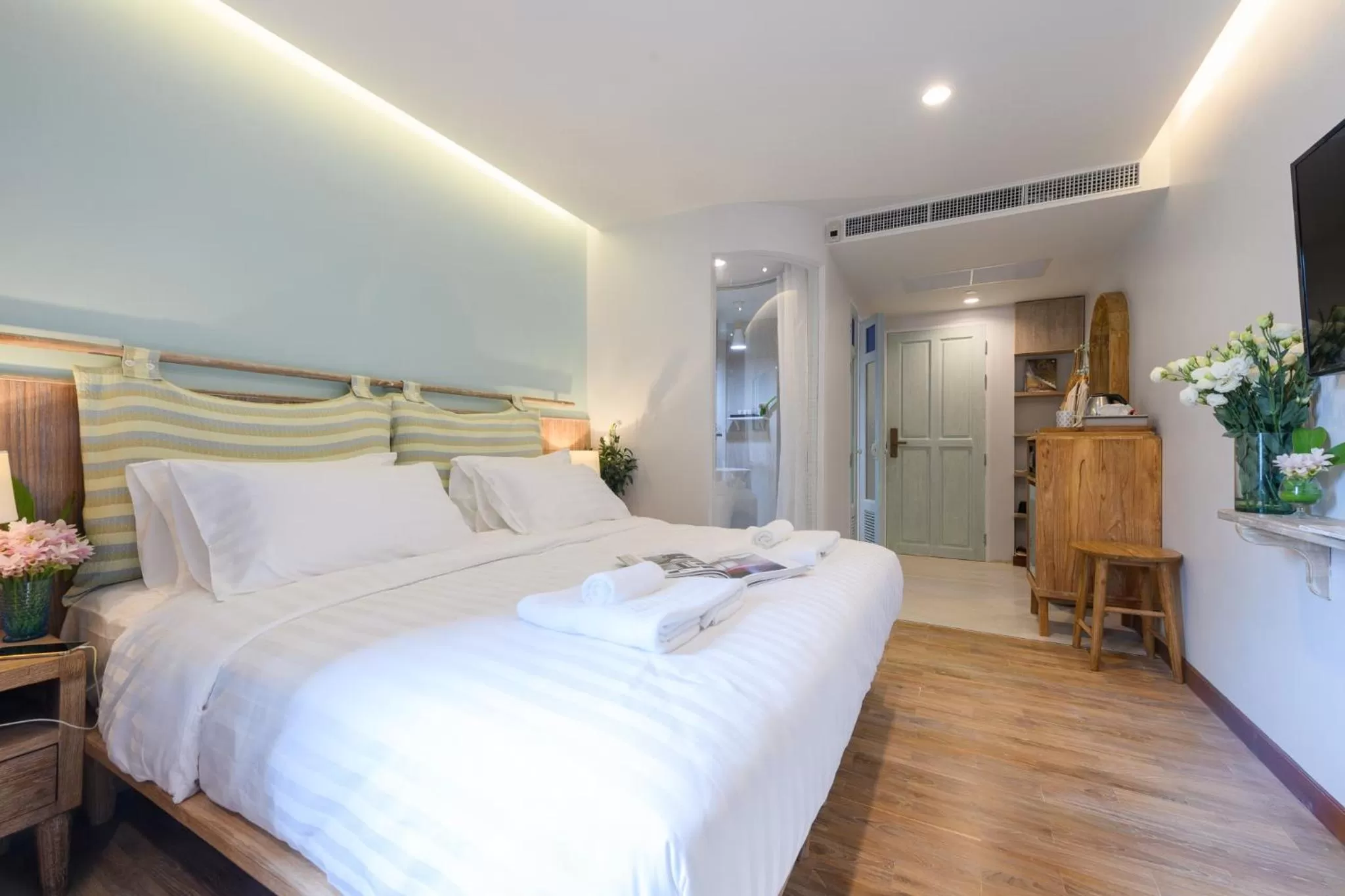 Deluxe Double or Twin Room with Pool Access in Pastell Oldtown Chiang Mai SHA Extra Plus
