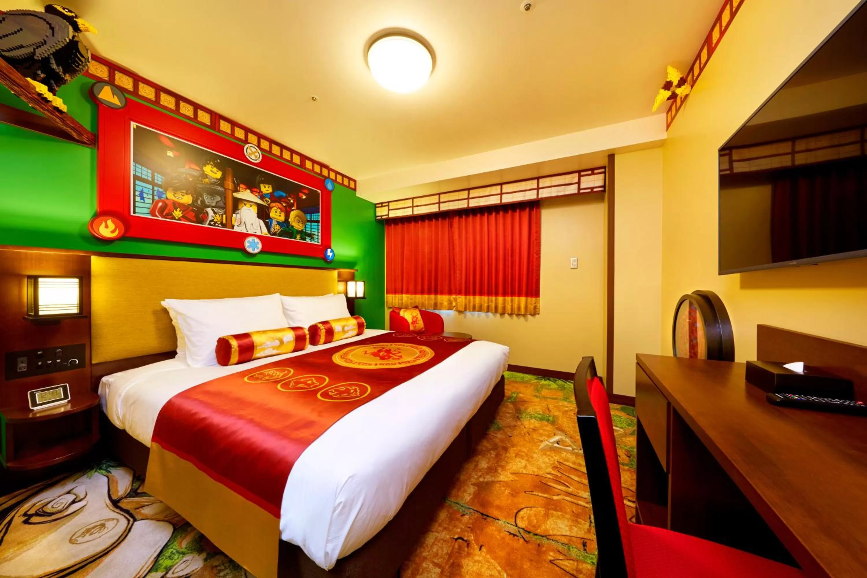 Bed in LEGOLAND Japan Hotel