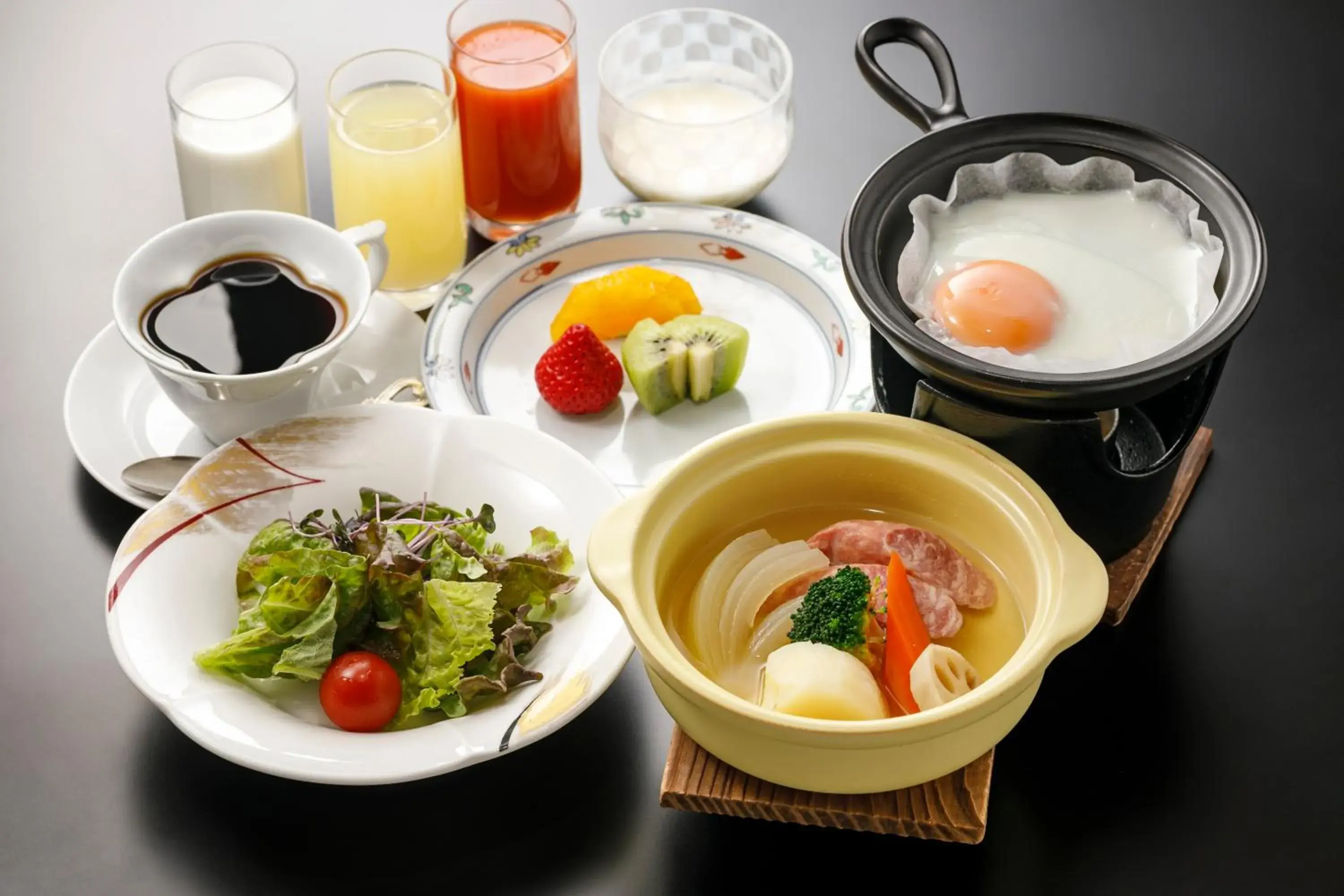 Breakfast in Honjin Hiranoya Bekkan Annex