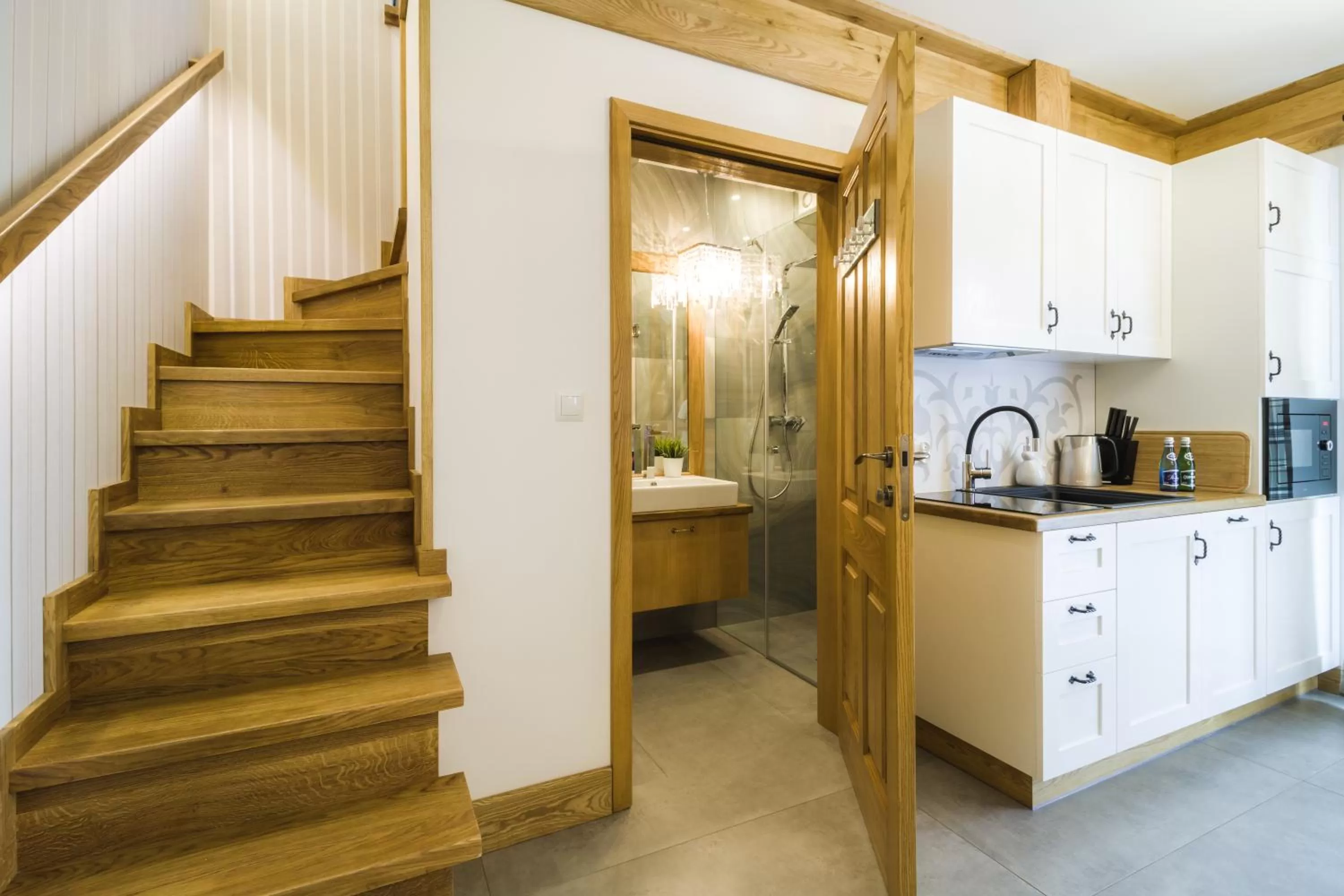 Coffee/tea facilities, Kitchen/Kitchenette in Jagiellońska Residence