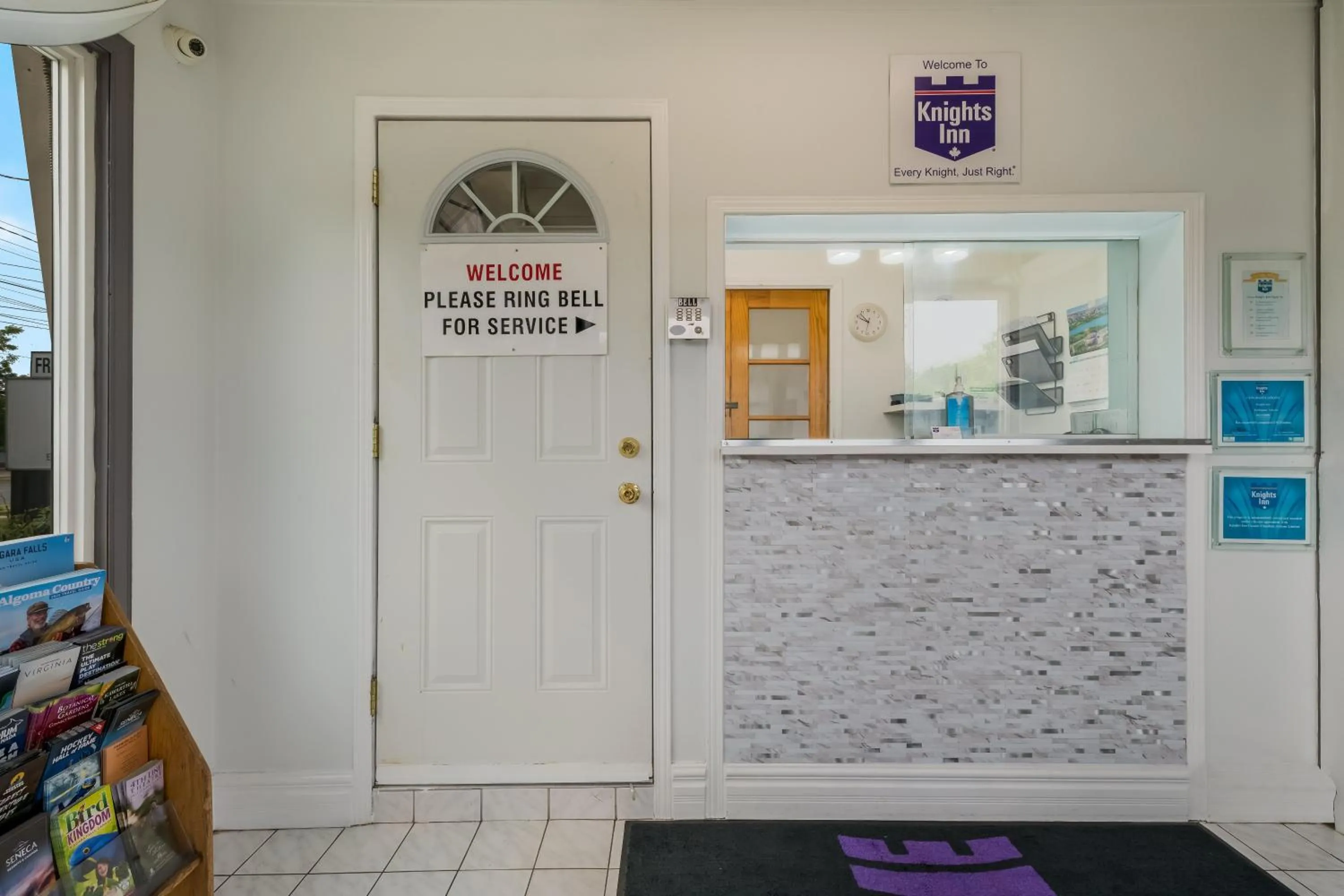 Property logo or sign in Knights Inn Burlington