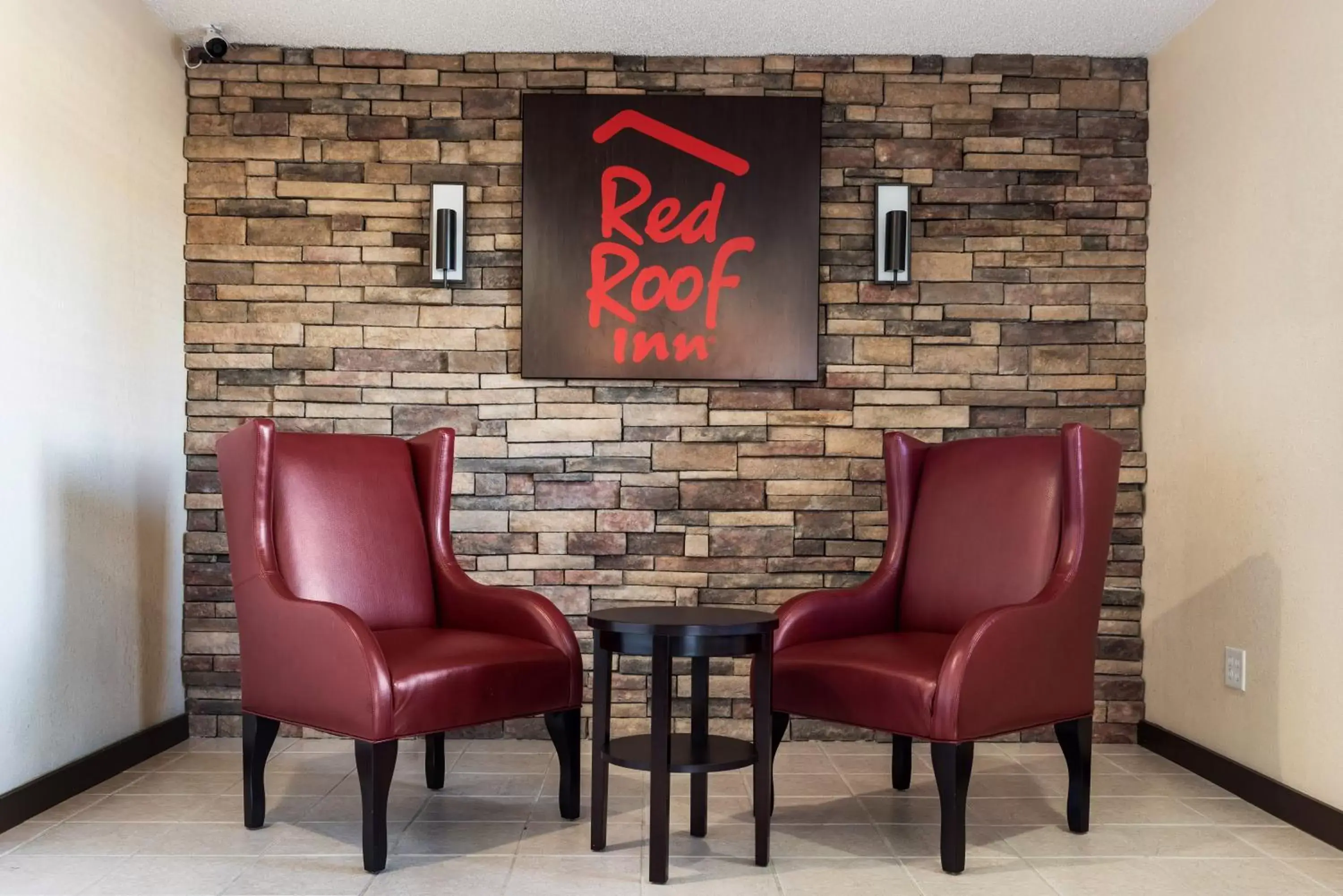 Lobby or reception, Seating Area in Red Roof Inn Anderson, IN