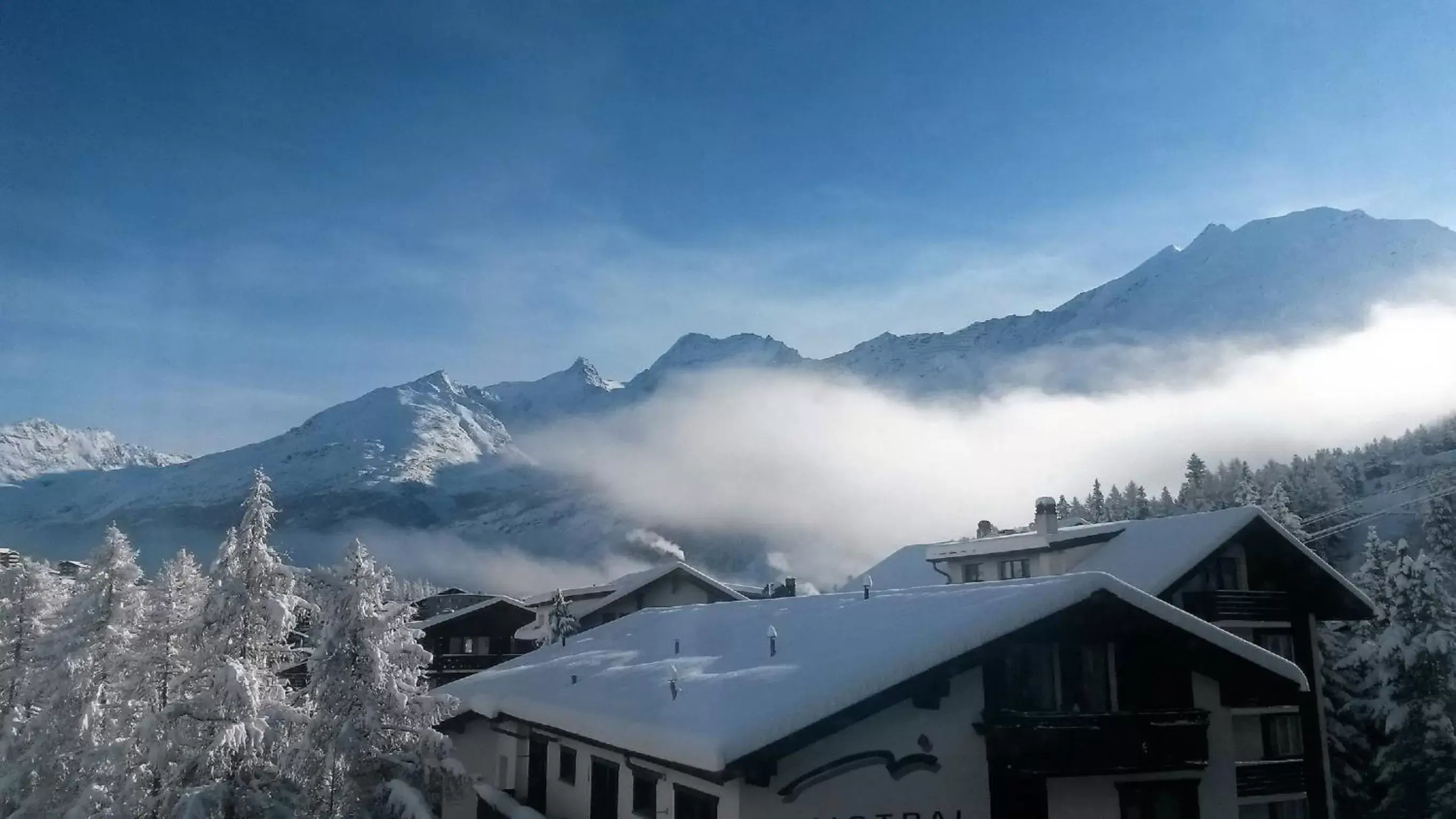 View (from property/room), Winter in Amber Ski-in/out Hotel & Spa