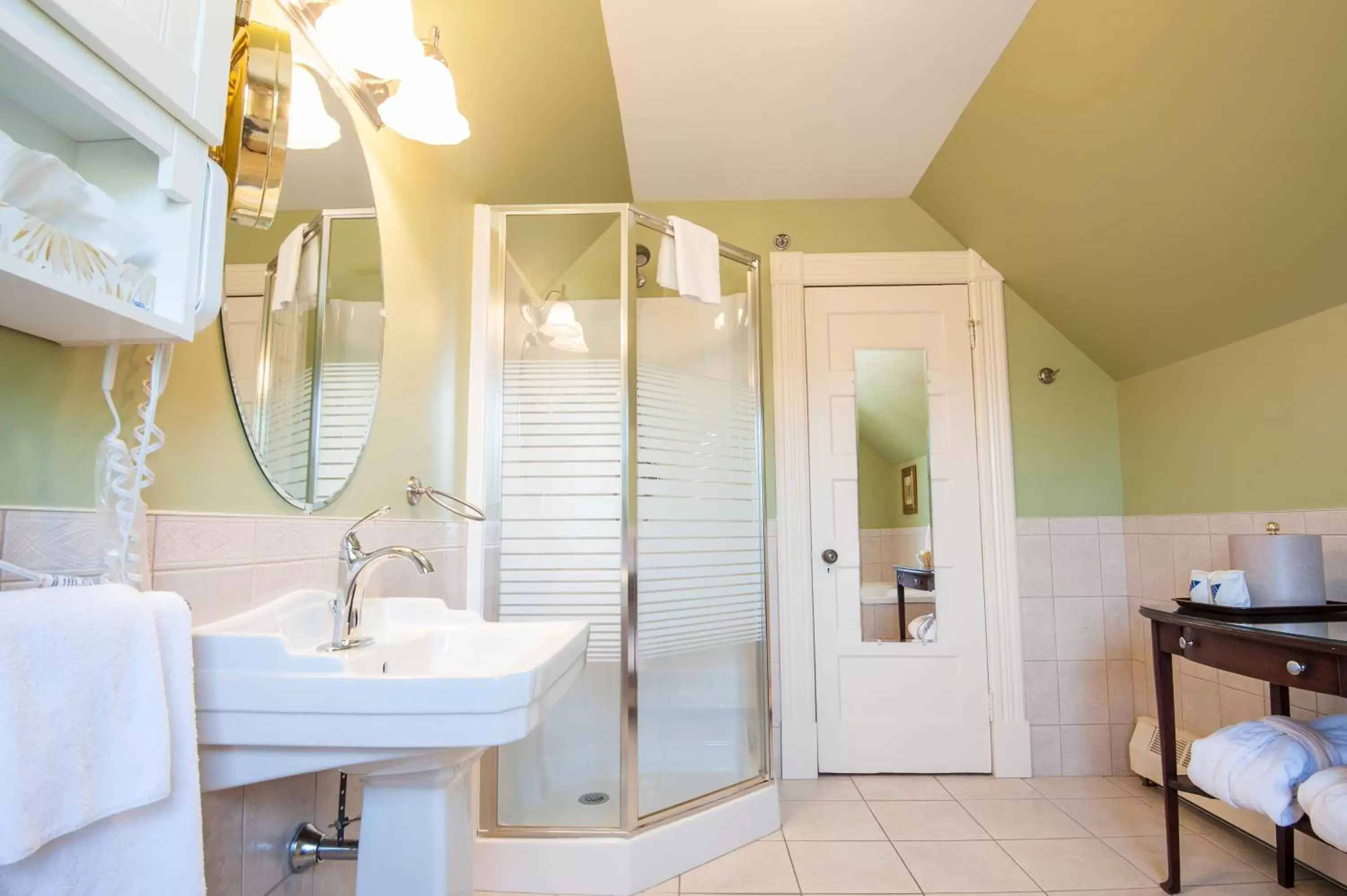 Shower, Bathroom in Dundee Arms Inn