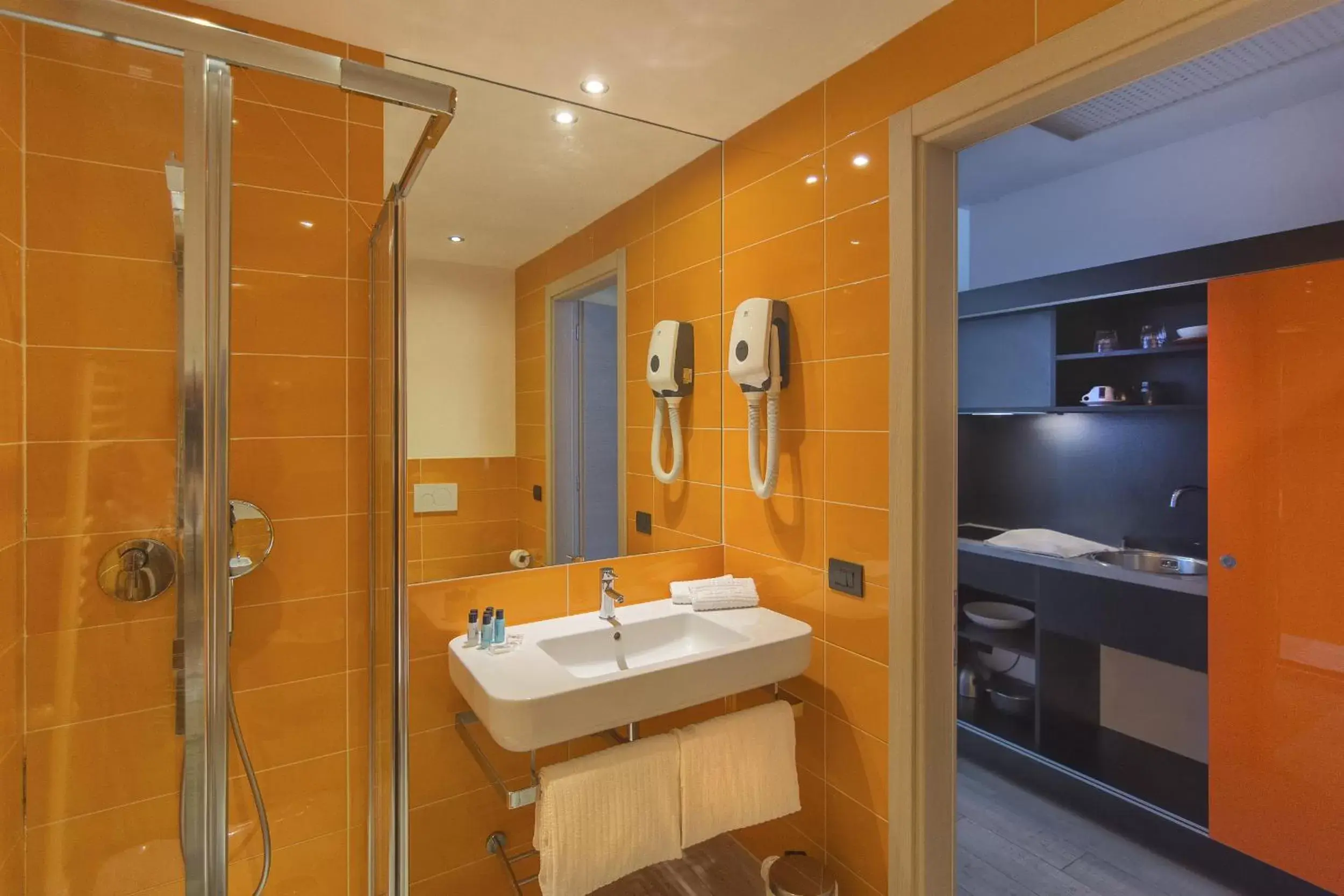Shower, Bathroom in Blue Shades ApartHotel