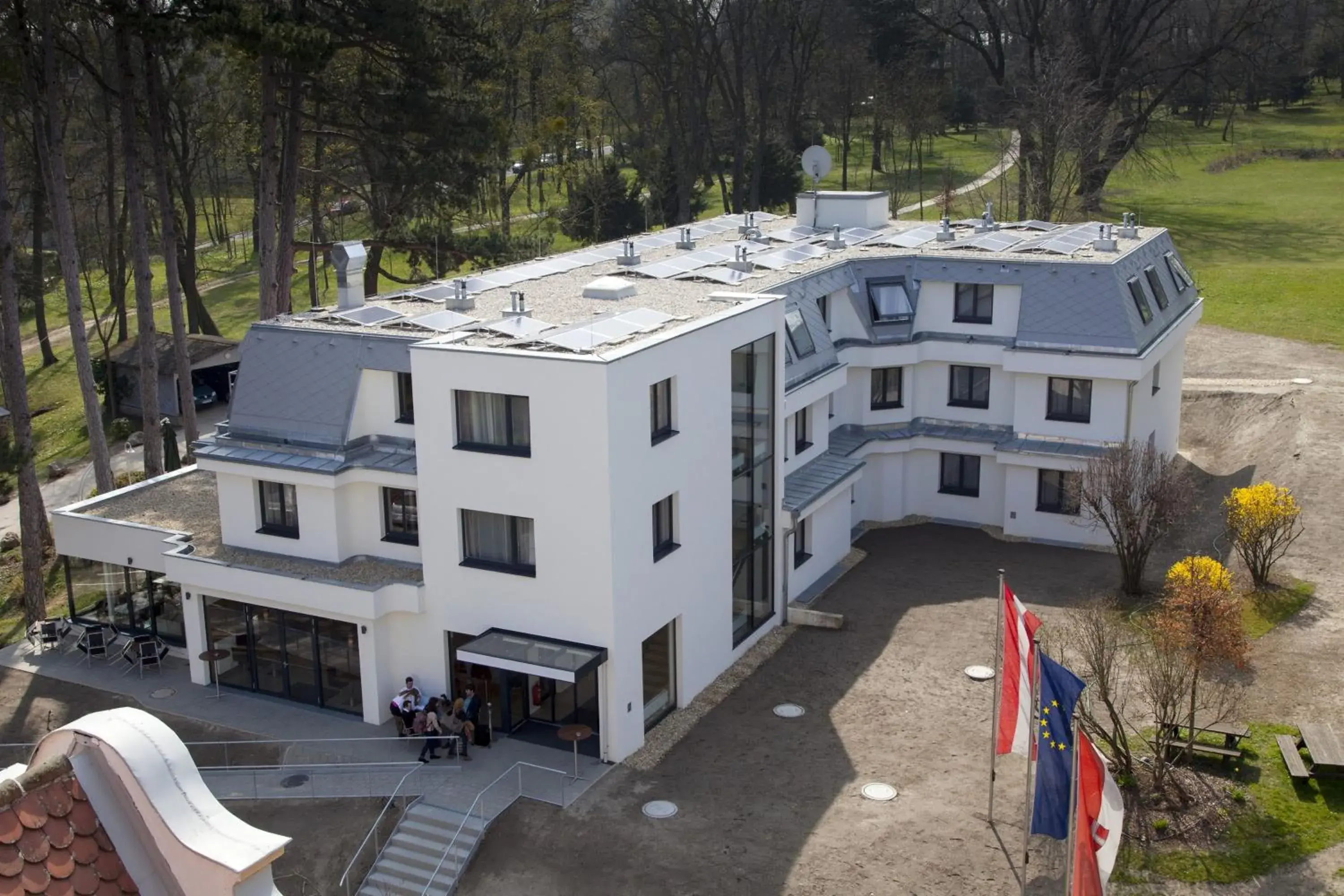 Bird's eye view, Property Building in Seminarhotel Springer Schlössl