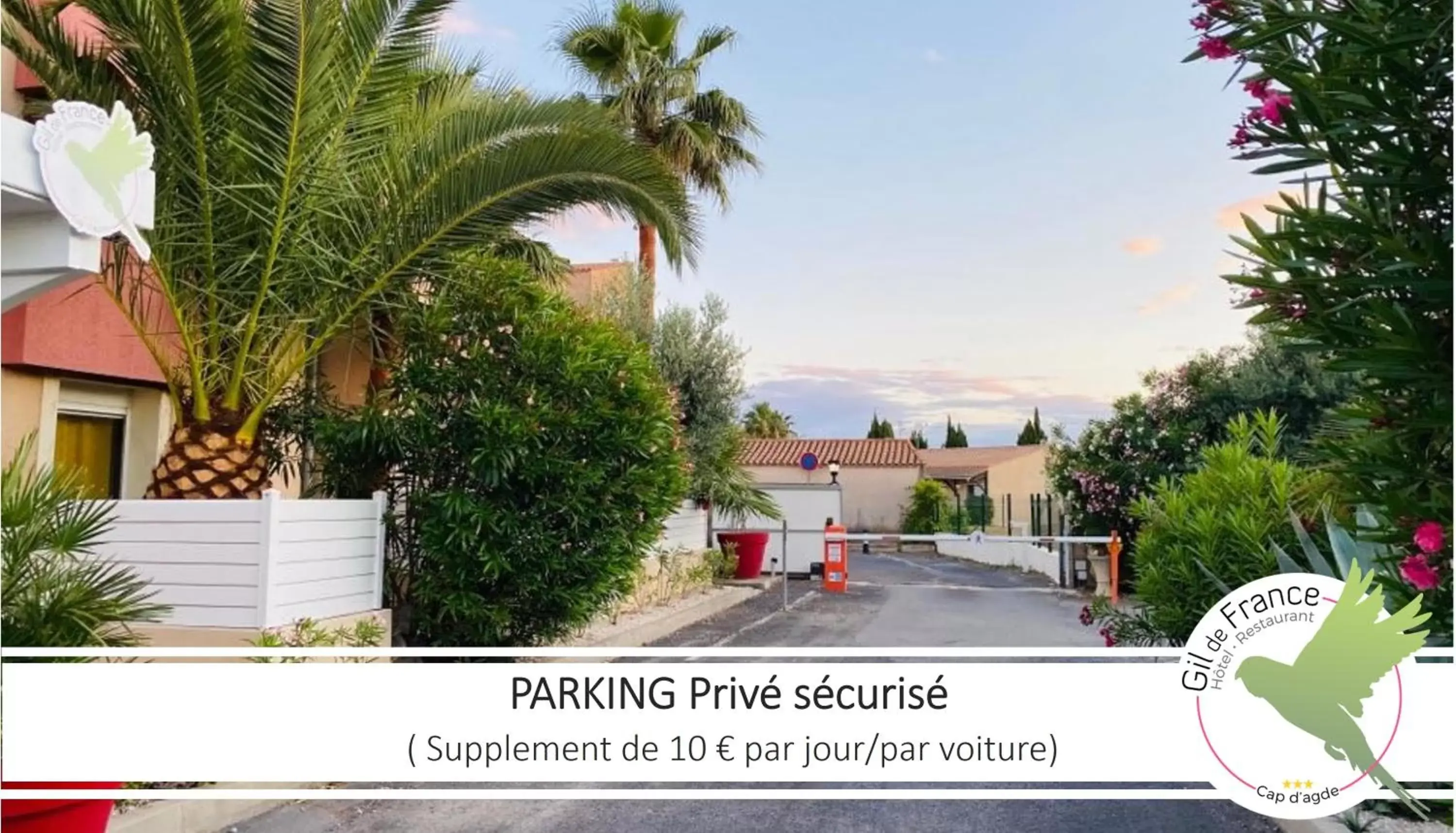 Parking in Hotel & Spa Gil de France Cap d'Agde