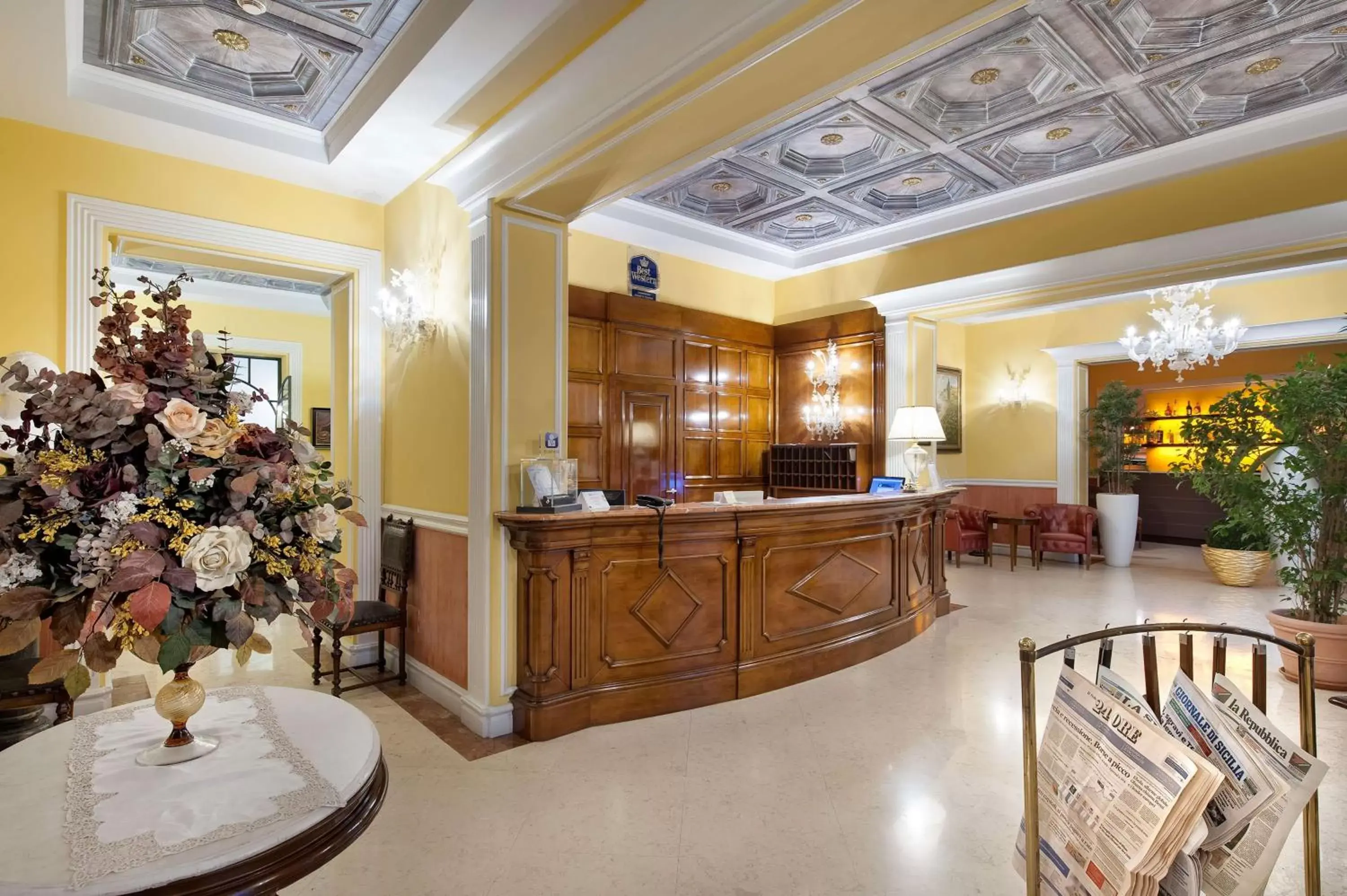 Lobby or reception, Lobby/Reception in Best Western Ai Cavalieri Hotel
