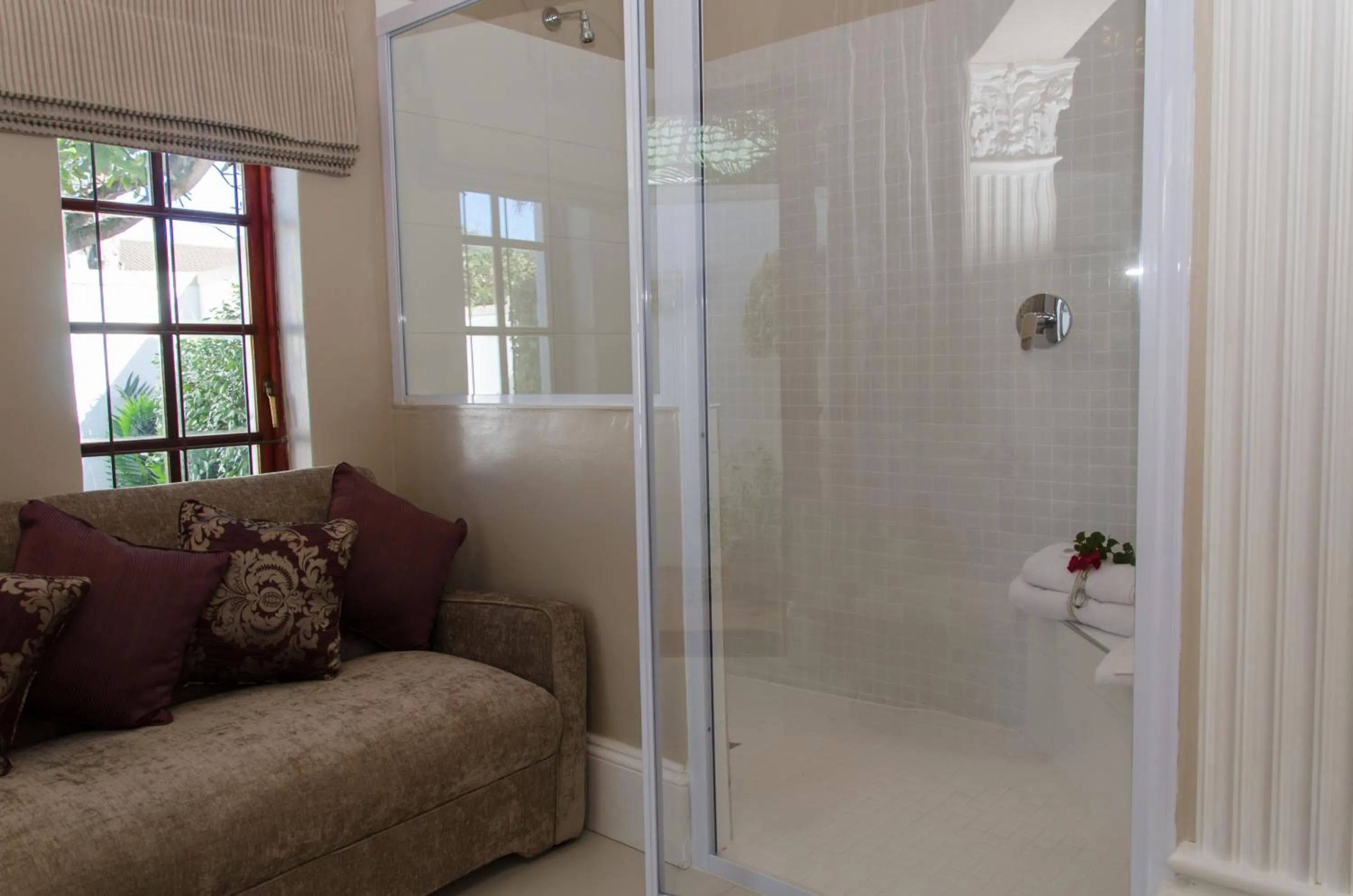 Bathroom in Brighton Lodge - #Solar Energy #No Loadshedding