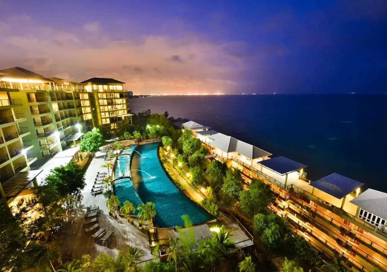 Bird's eye view, Pool View in Royal Phala Cliff Beach Resort