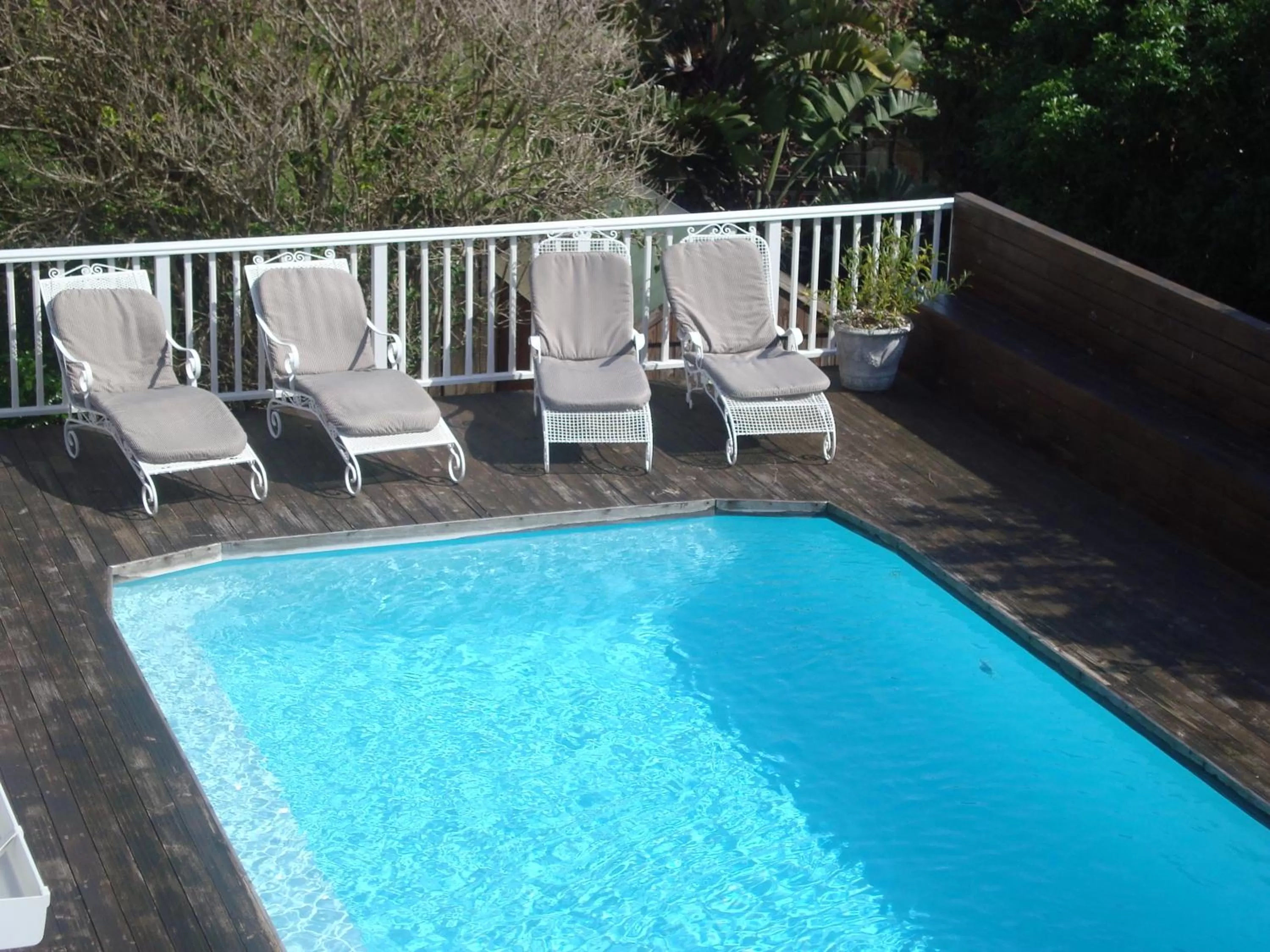 Pool view in The Beach House