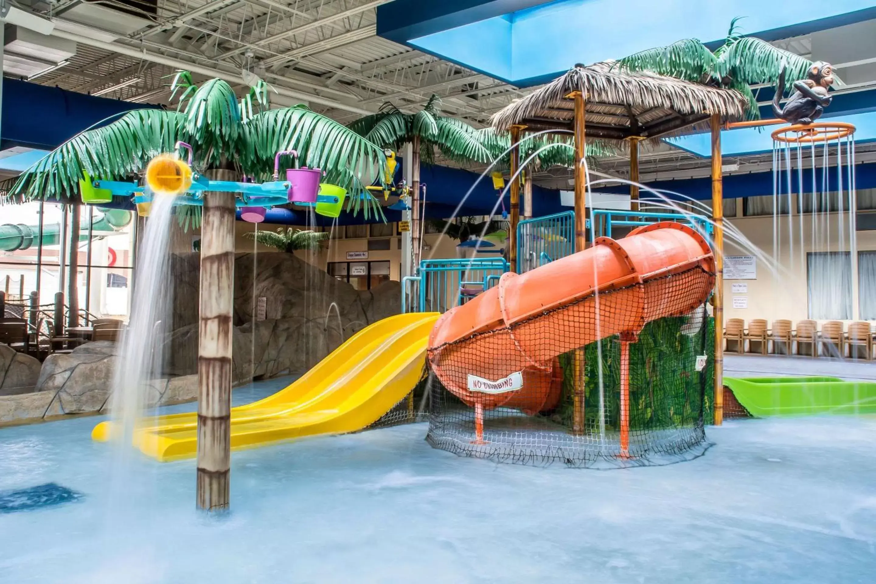 On site, Water Park in Quality Inn & Suites Palm Island Indoor Waterpark