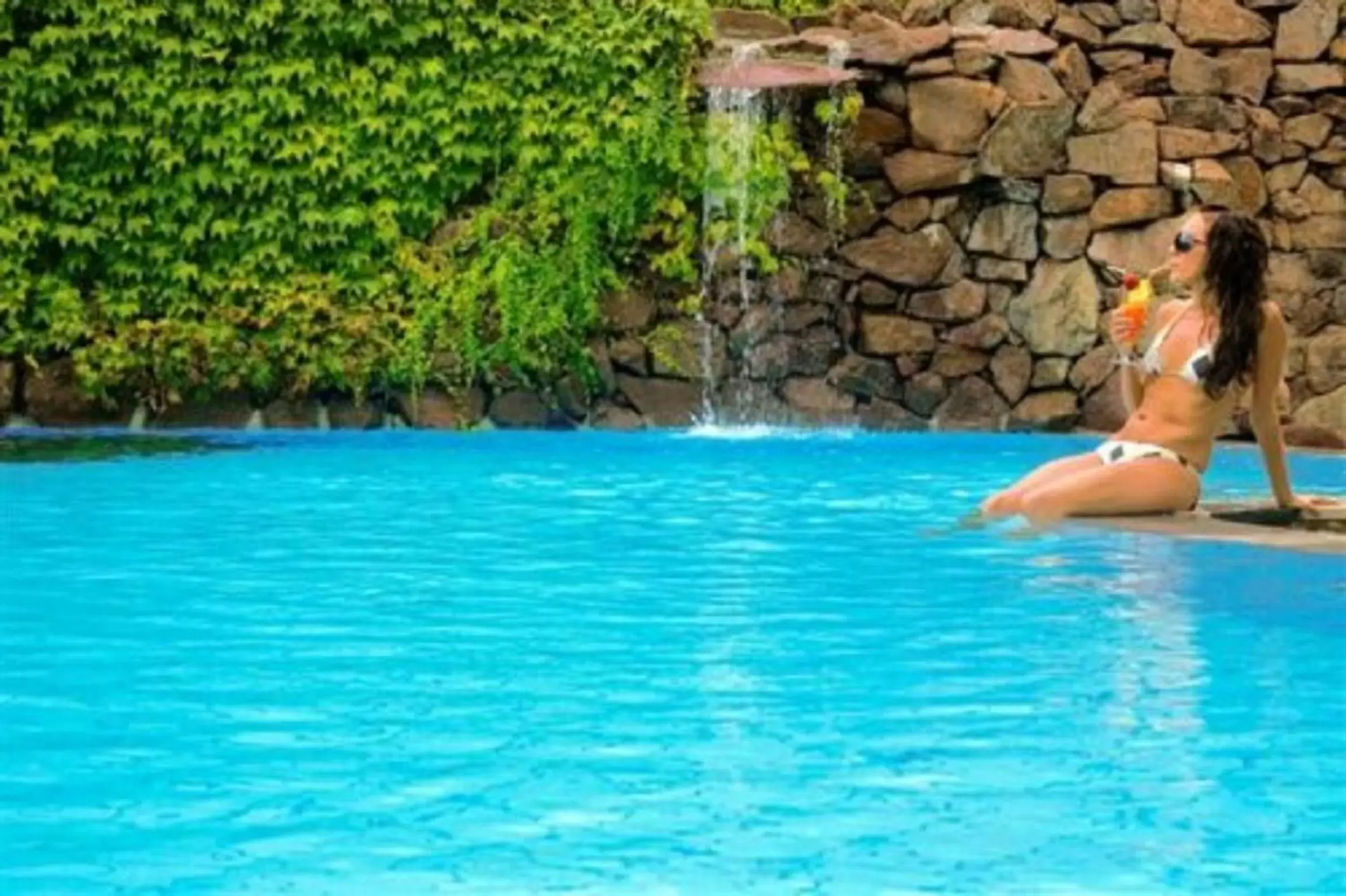 Guests, Swimming Pool in Hotel Rotwand
