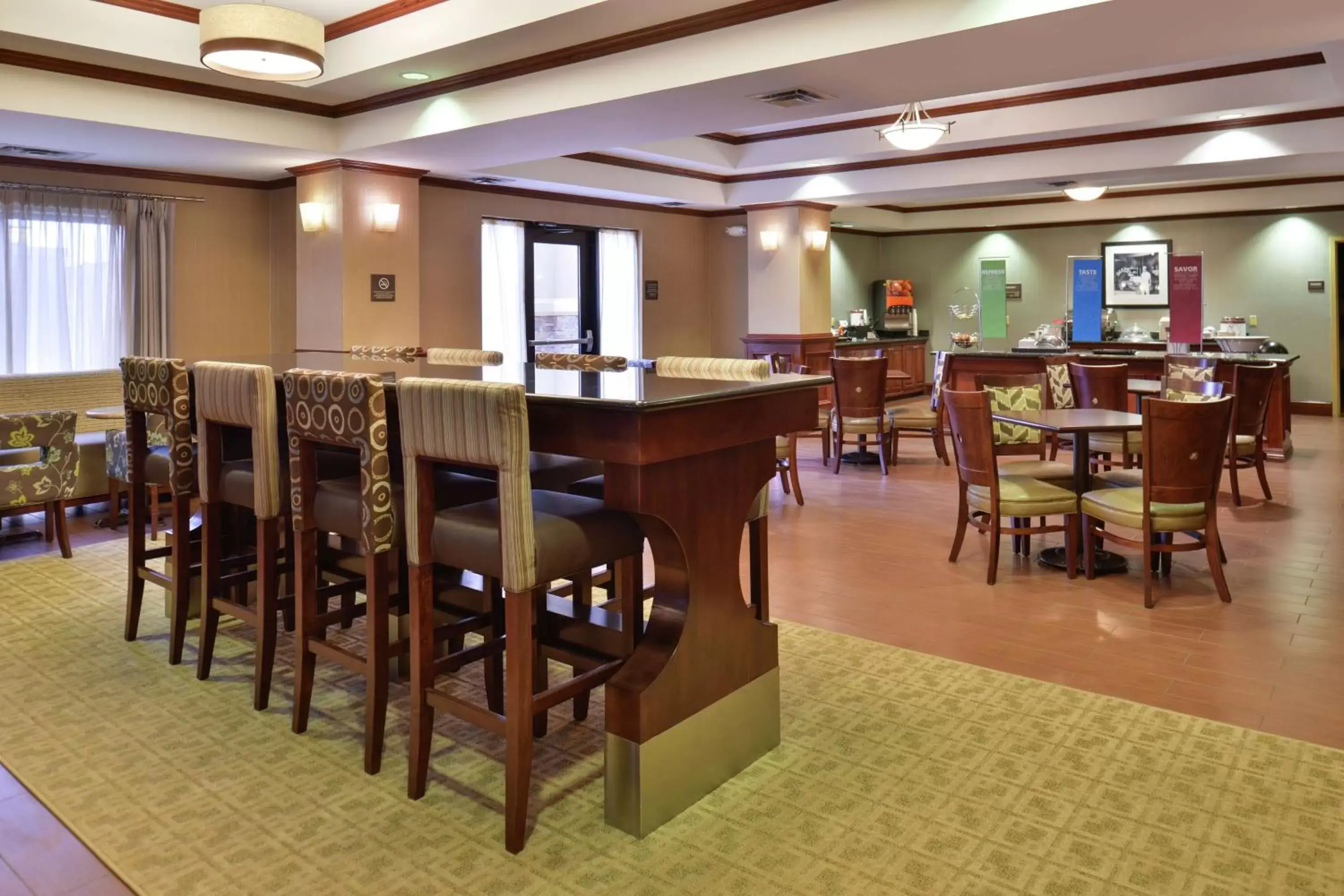 Lobby or reception in Hampton Inn Harrison Lobby or reception in Hampton Inn Harrison