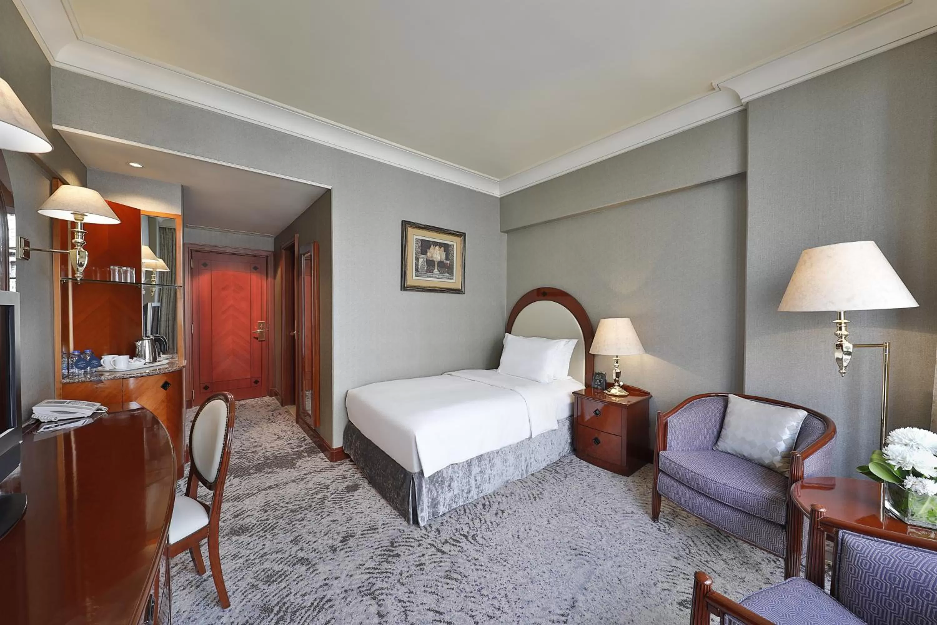 View (from property/room), Bed in Madinah Hilton Hotel